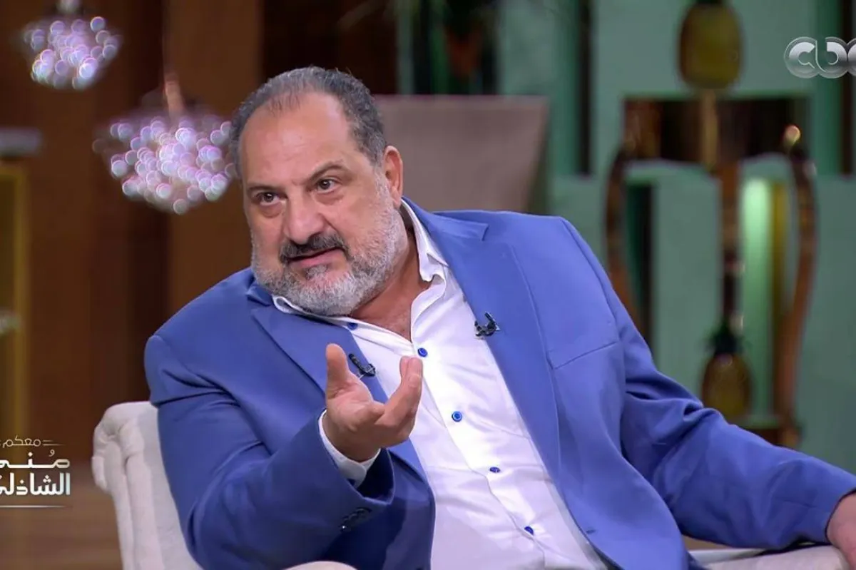 خالد الصاوي في برنامج معكم - الصورة من حساب منى الشاذلي على يوتيوب