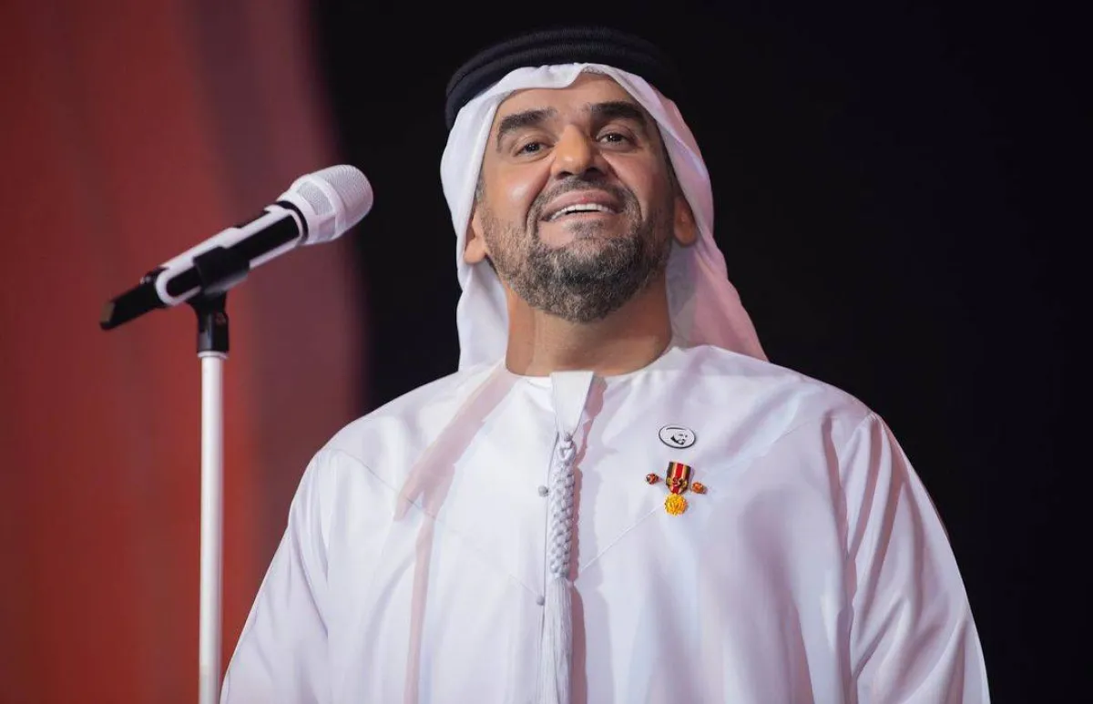 حسين الجسمي - صورة من حفله في القاهرة - الصورة من حسابه على إنستجرام