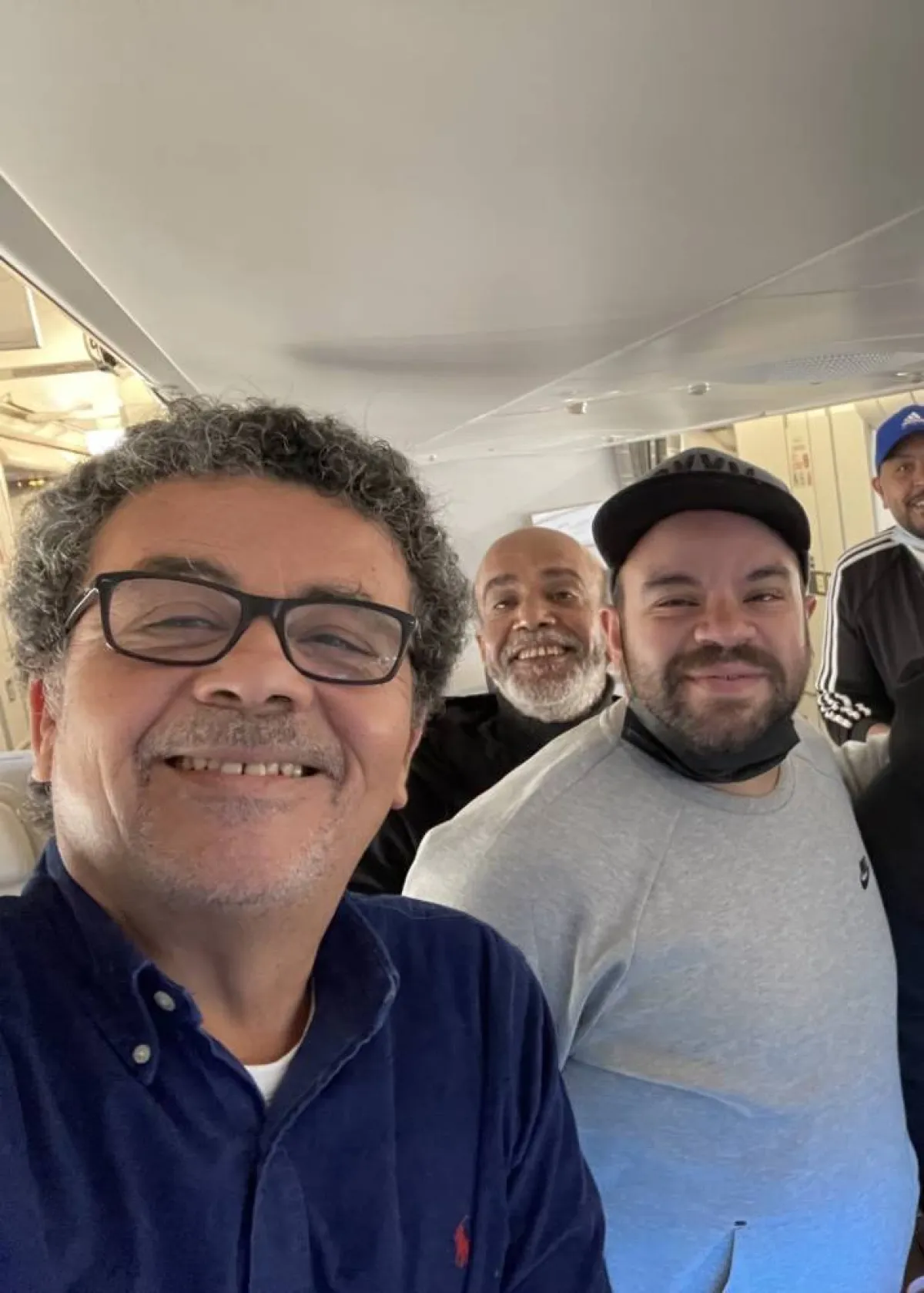 عمرو عرفة ومحمد عبدالرحمن وسليمان عيد - صورة من حساب عمرو على تويتر