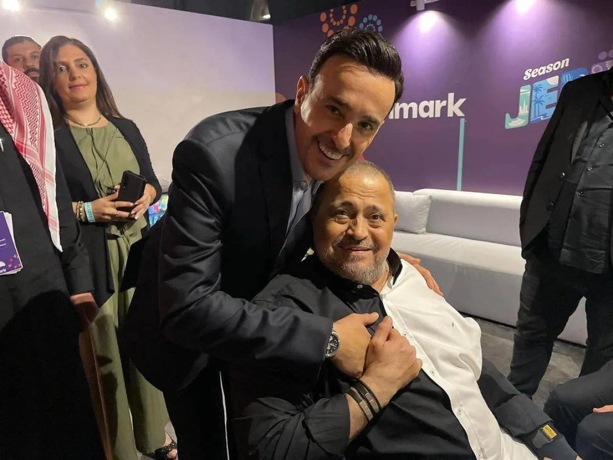 صابر الرباعي بصحبة جورج وسوف في حفل "جدة" - صورة من صفحته الرسمية على " انستغرام" 