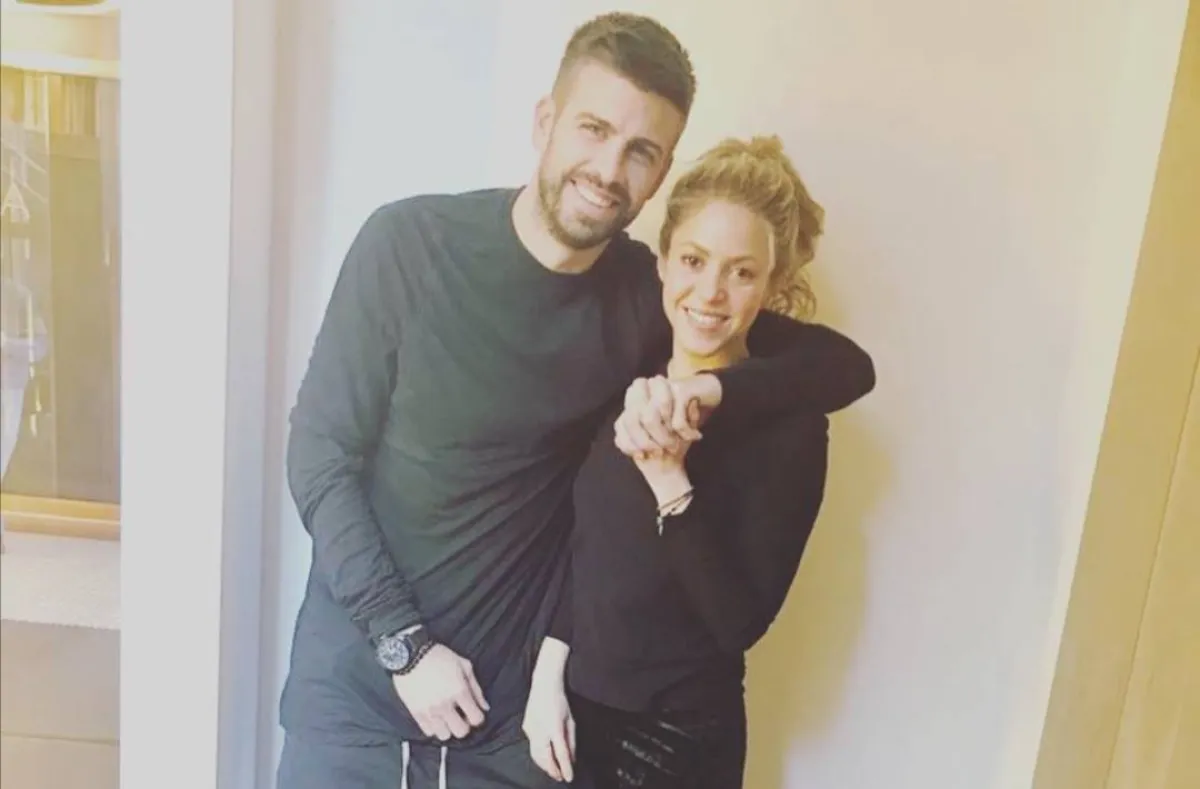 شاكيرا وبيكيه- الصورة من حساب بيكيه على إنستغرام