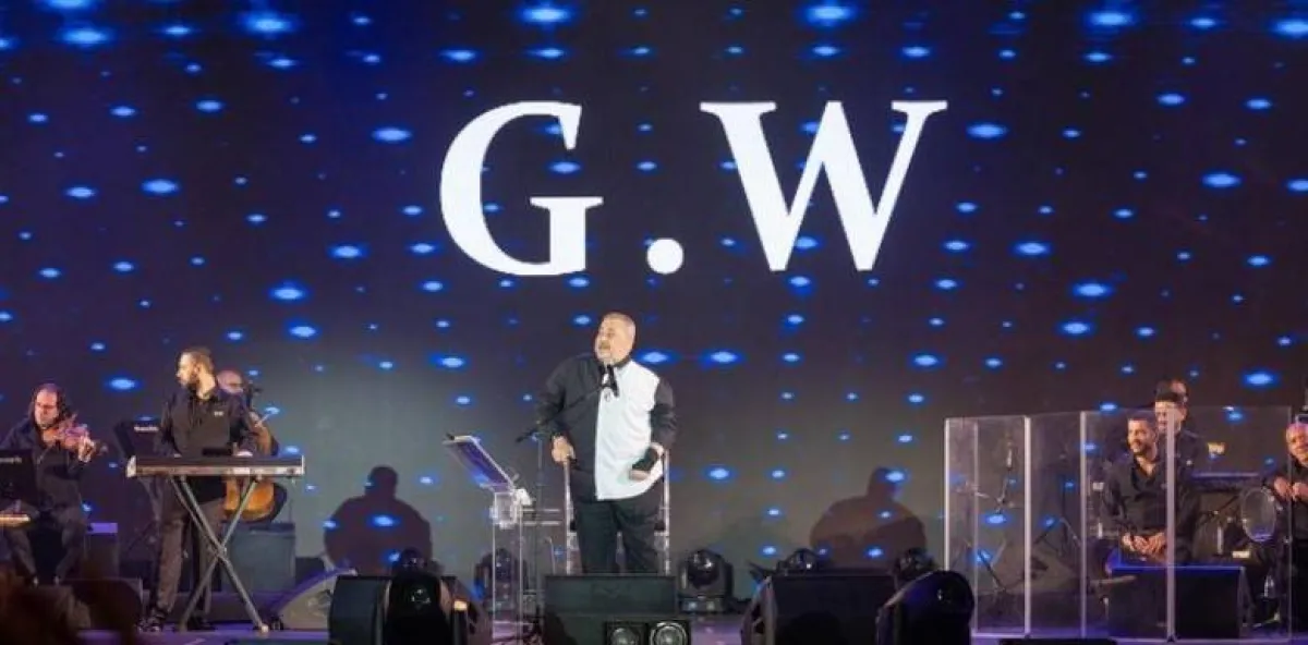 جورج وسوف من حفل جدة - الصورة من حساب شركة بنش مارك على انستغرام