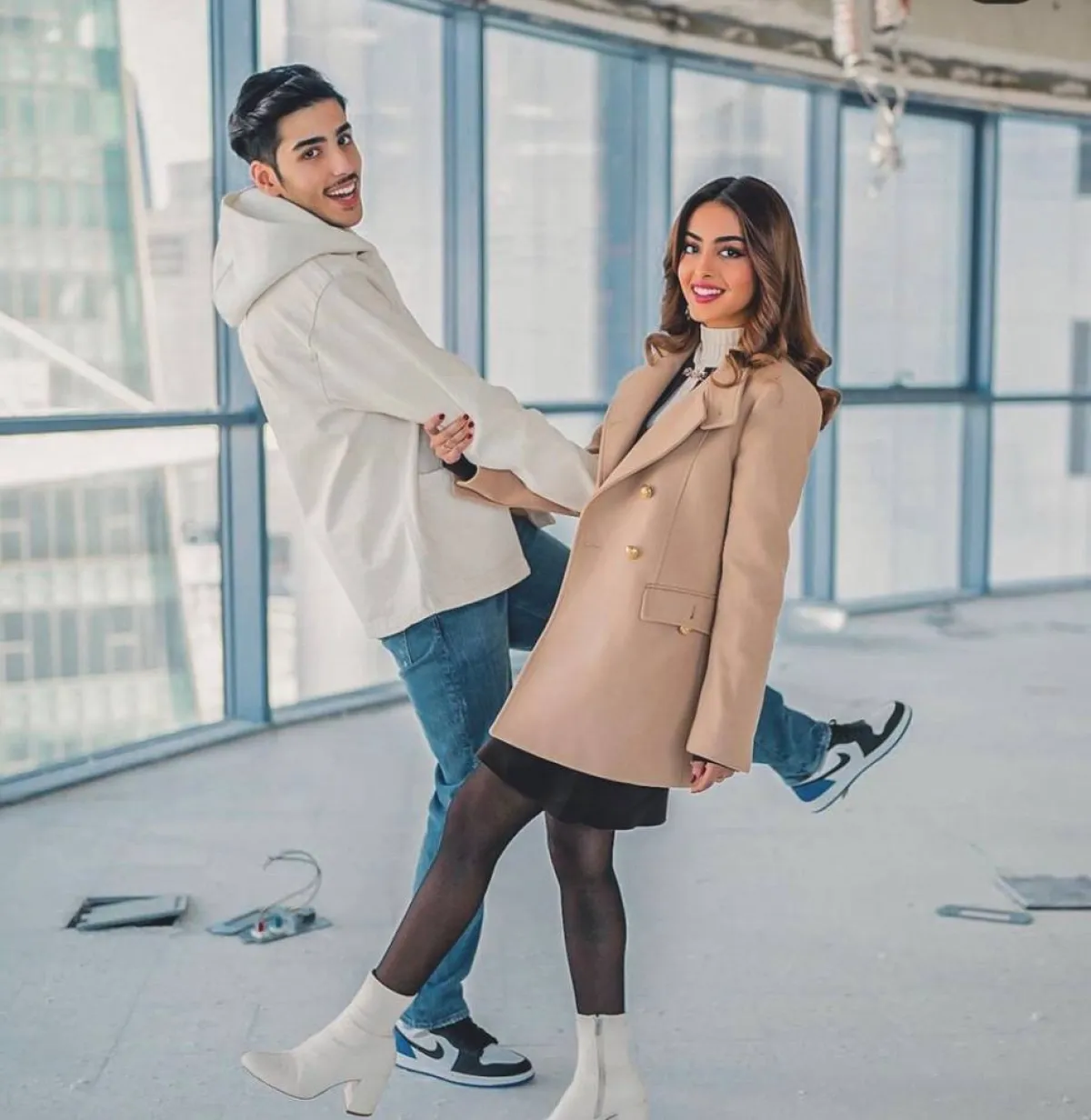 جود عزيز وطلال باسم - الصورة من حسابها على الانستجرام