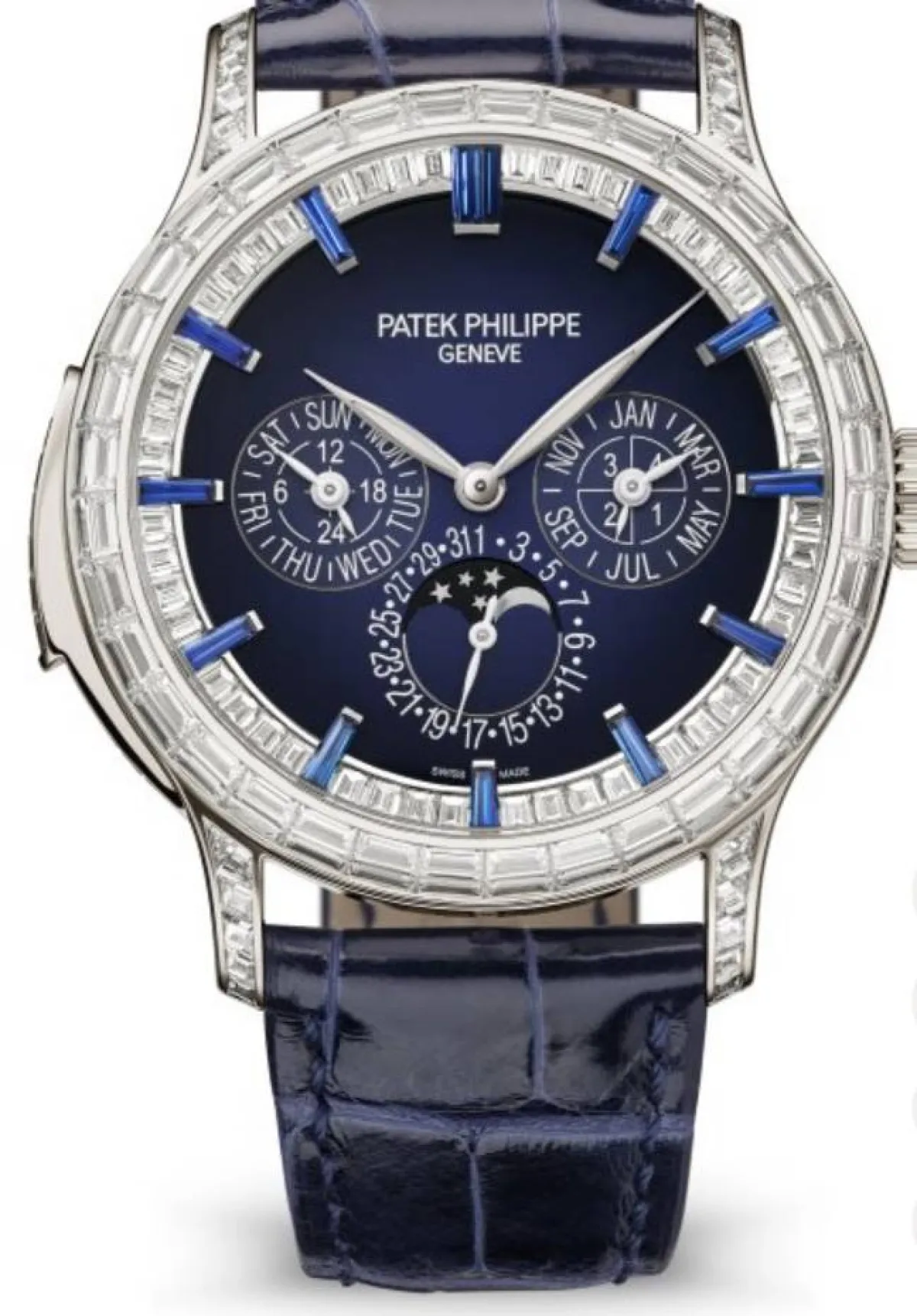 ساعة بسوار عريض من Patek Philippe
