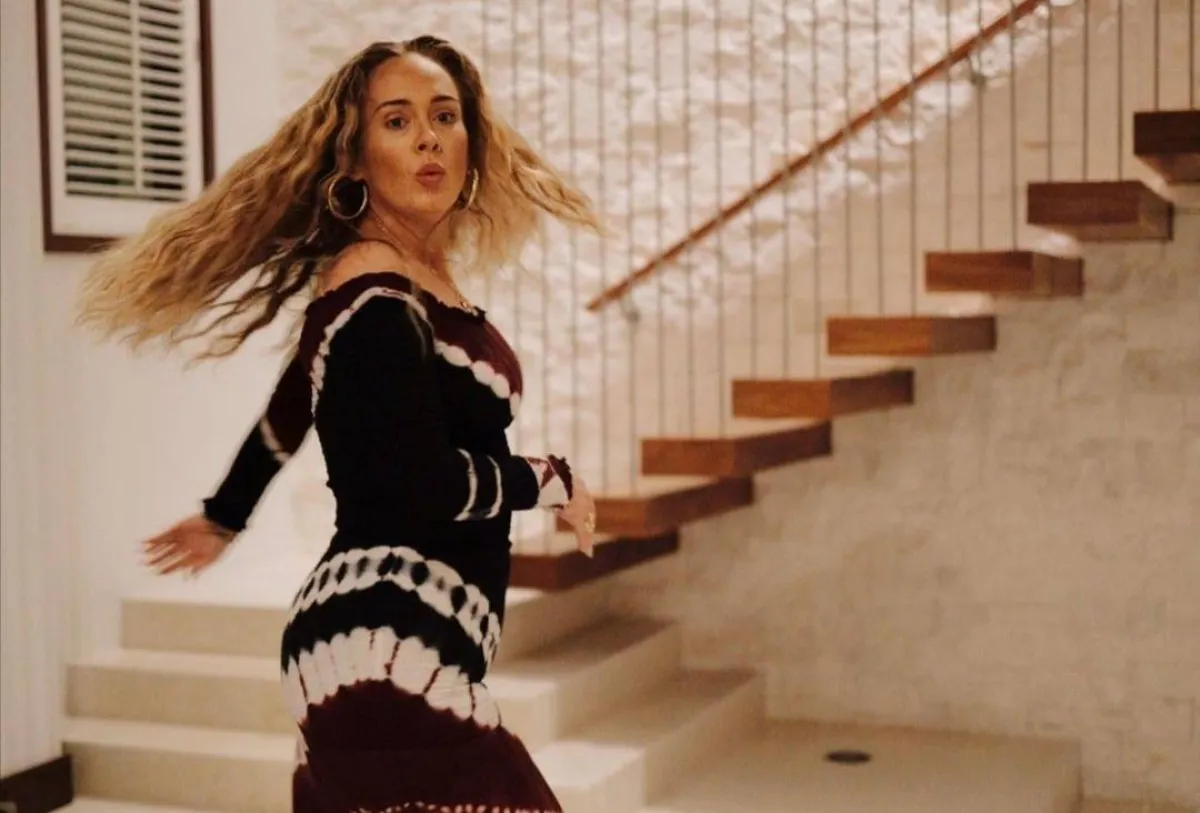 أديل- الصورة من حسابها على إنستغرام