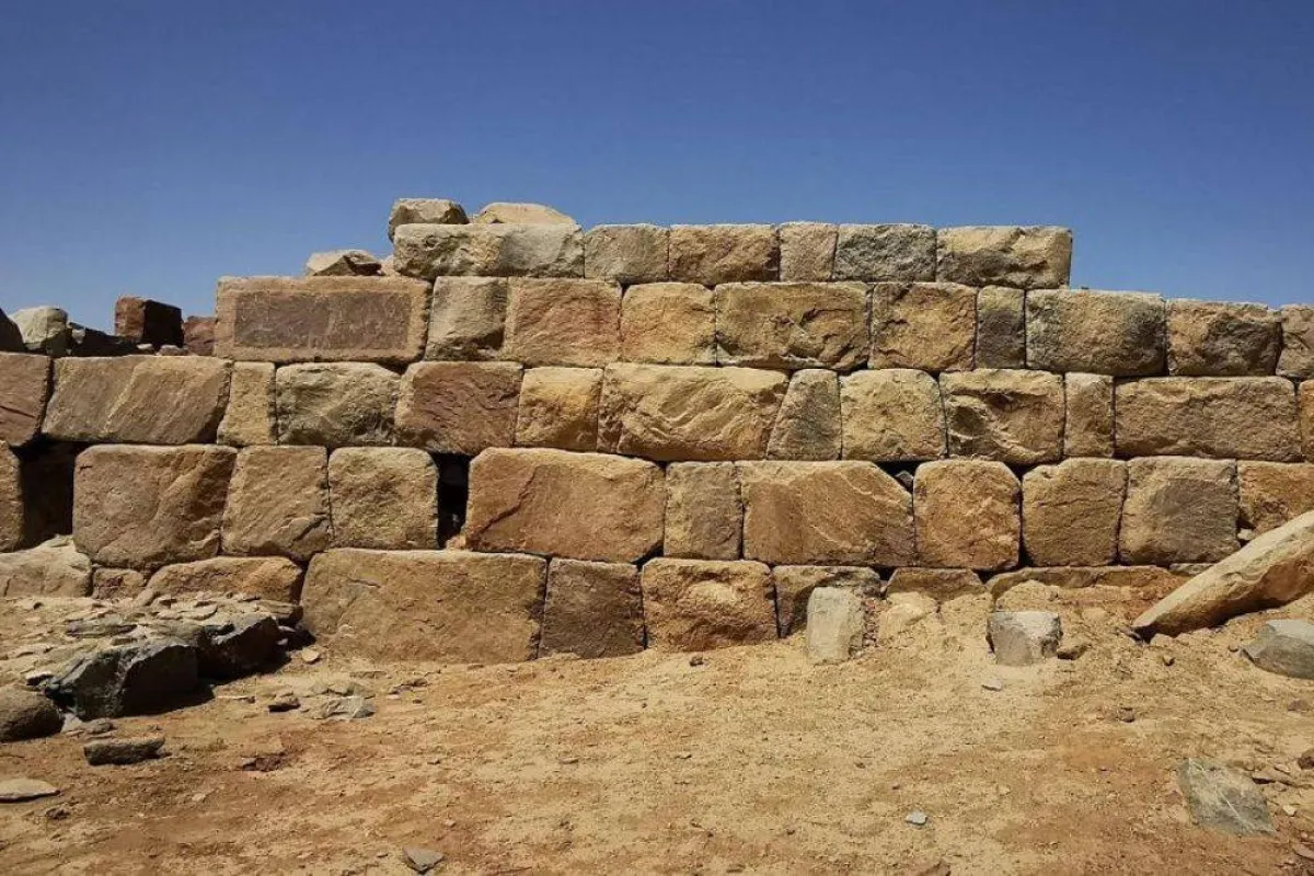 تظهر الصورة قرية الأخدود مصدر الصورة وكالة الأنباء السعودية واس