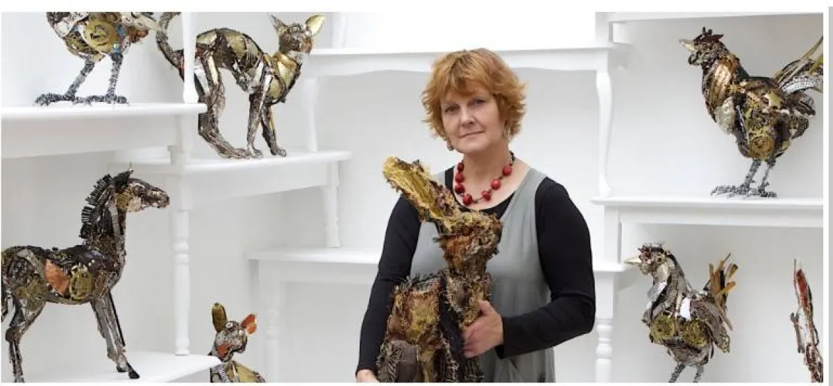 منحوتات من إعادة التدوير