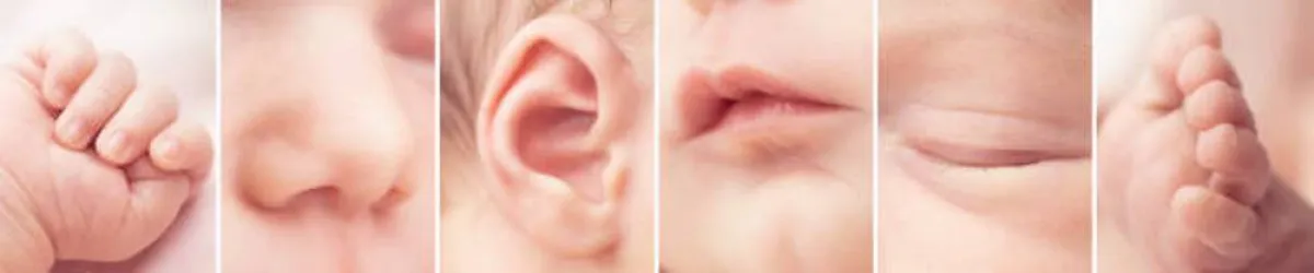 صورة تعبر عن حواس الرضيع