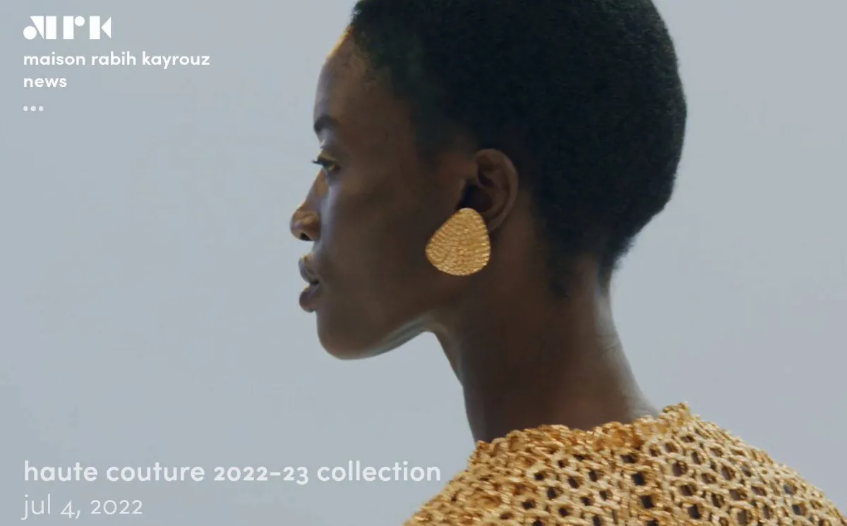 صورة من موقع Maison Rabih Kayrouz