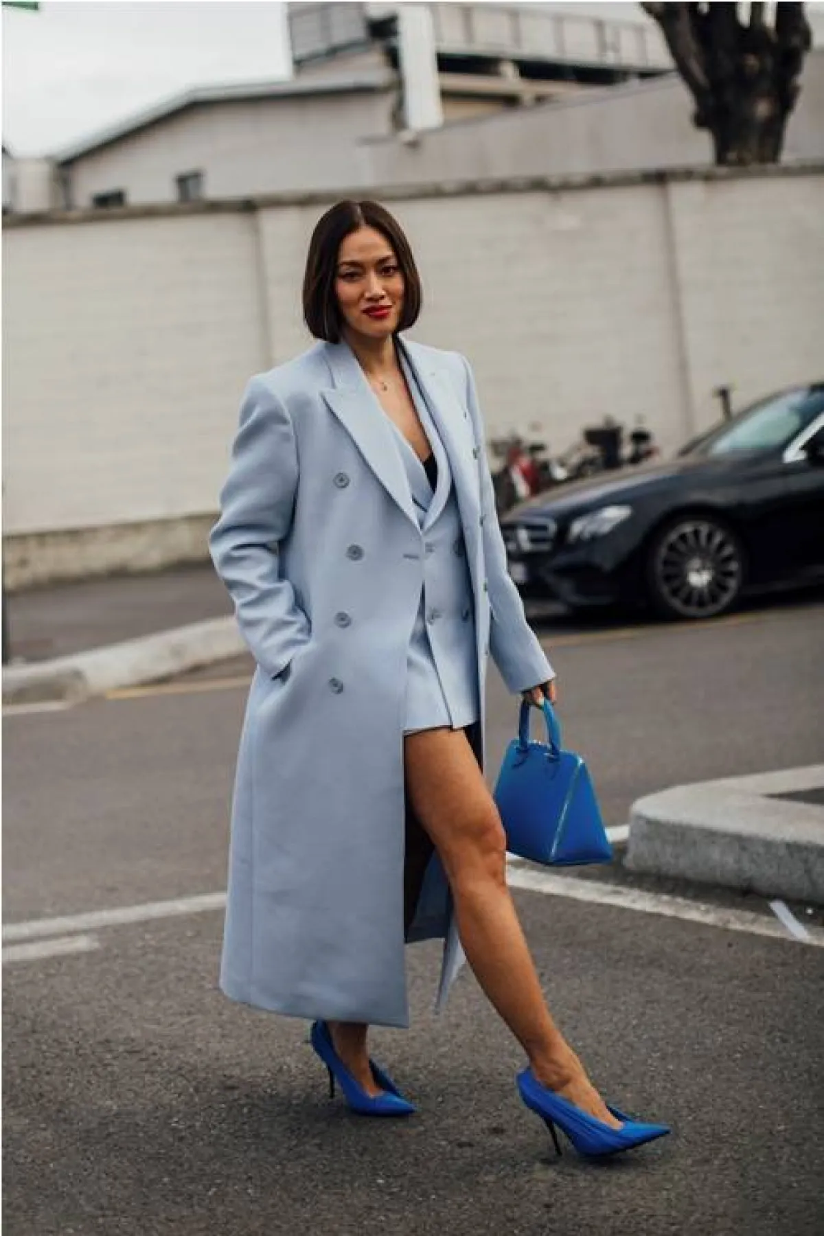 حقيبة باللون الأزرق، من ميلانو ستريت Milano Street