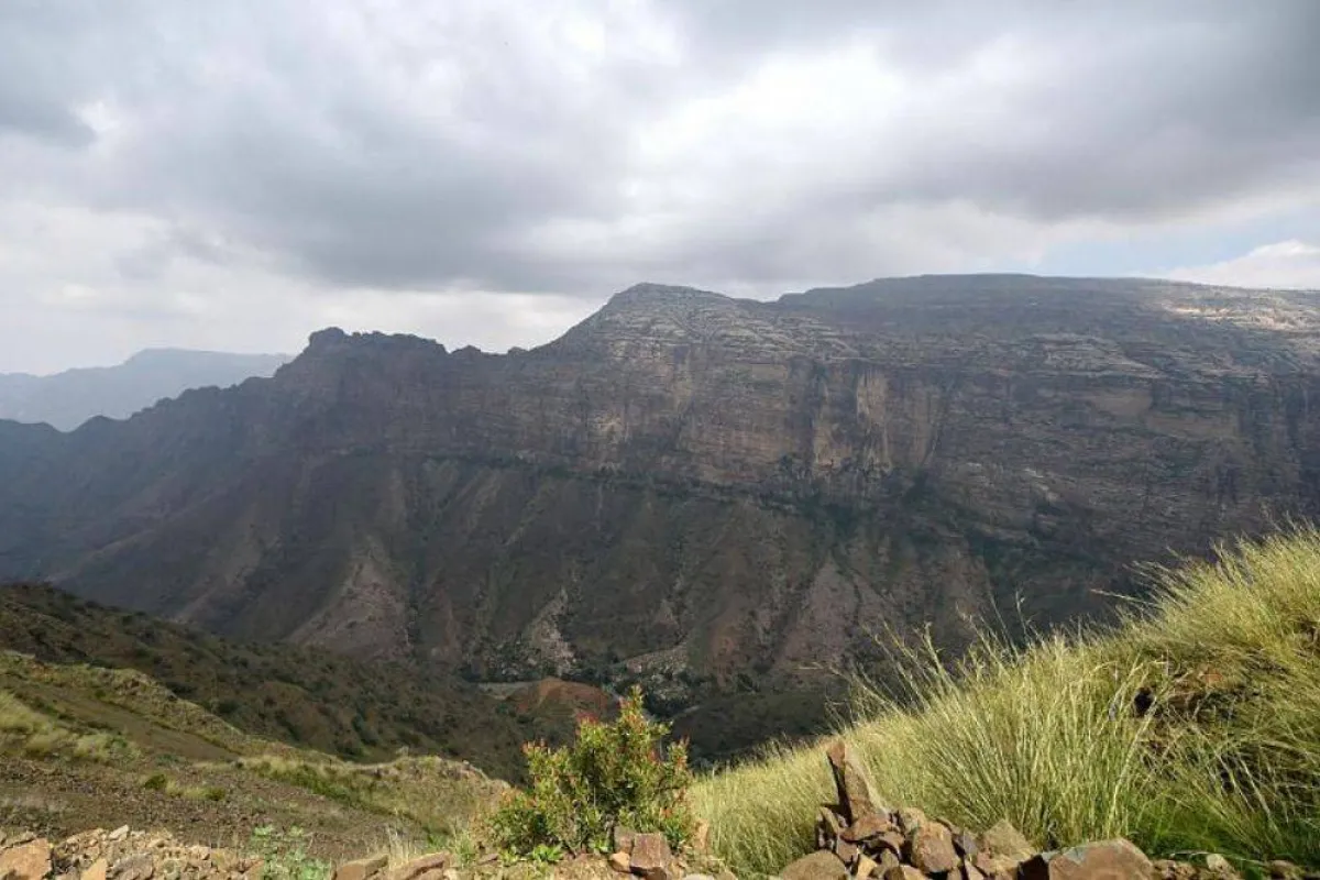 تظهر الصورة المناخ لجبال القهر مصدر الصورة وكالة الأنباء السعودية واس