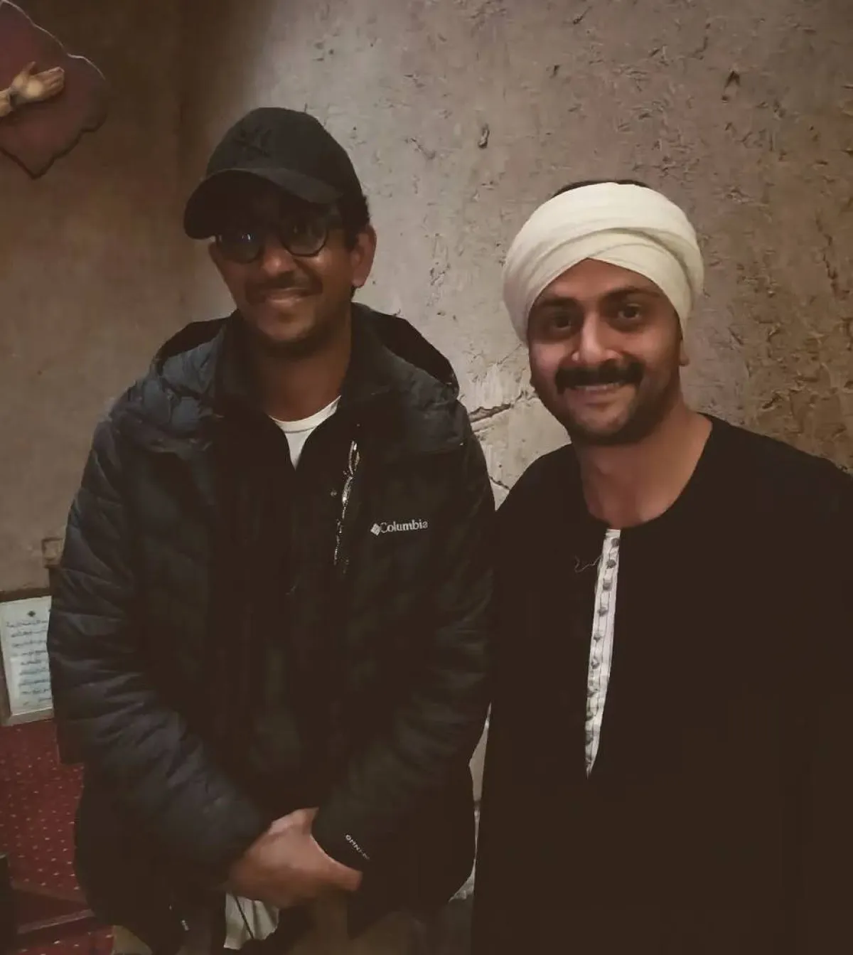 تامر نبيل مع مروان حامد  من كواليس " كيرة والجن " - صورة من صفحة تامر على " انستغرام"