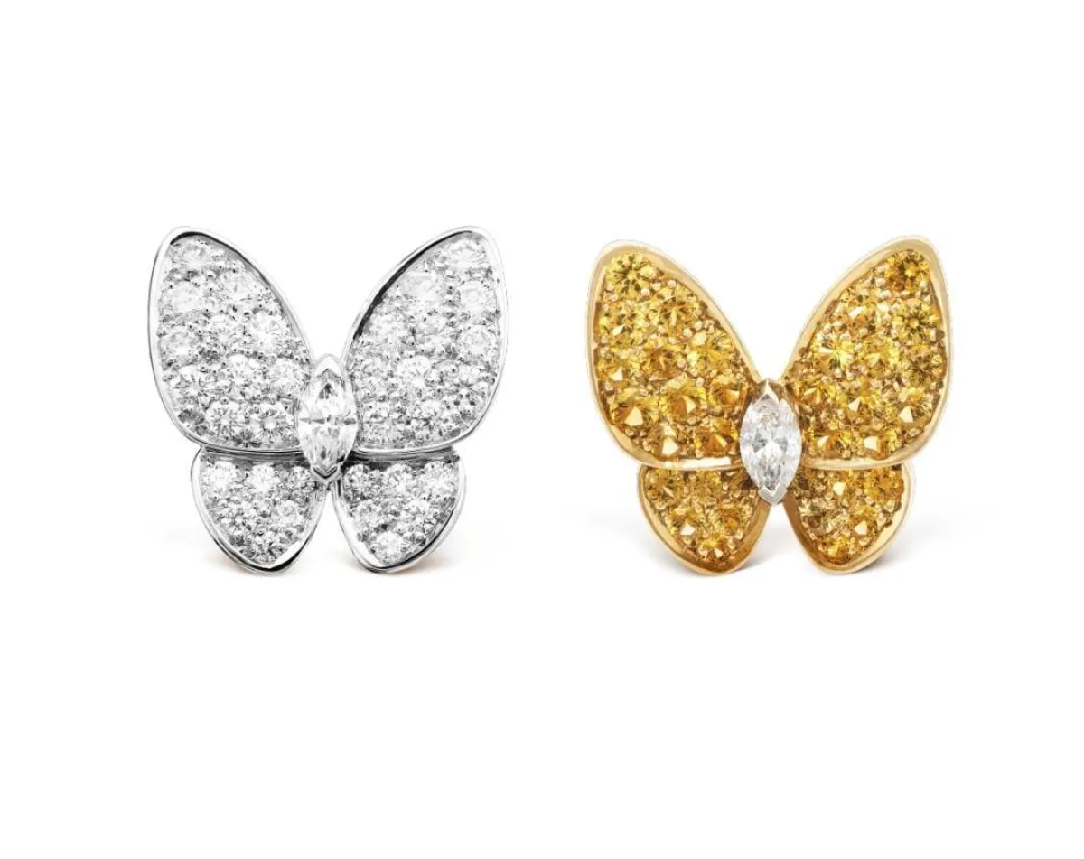 أقراط Two Butterfly من فان كليف آند أربلز Van cleef&Arpels 