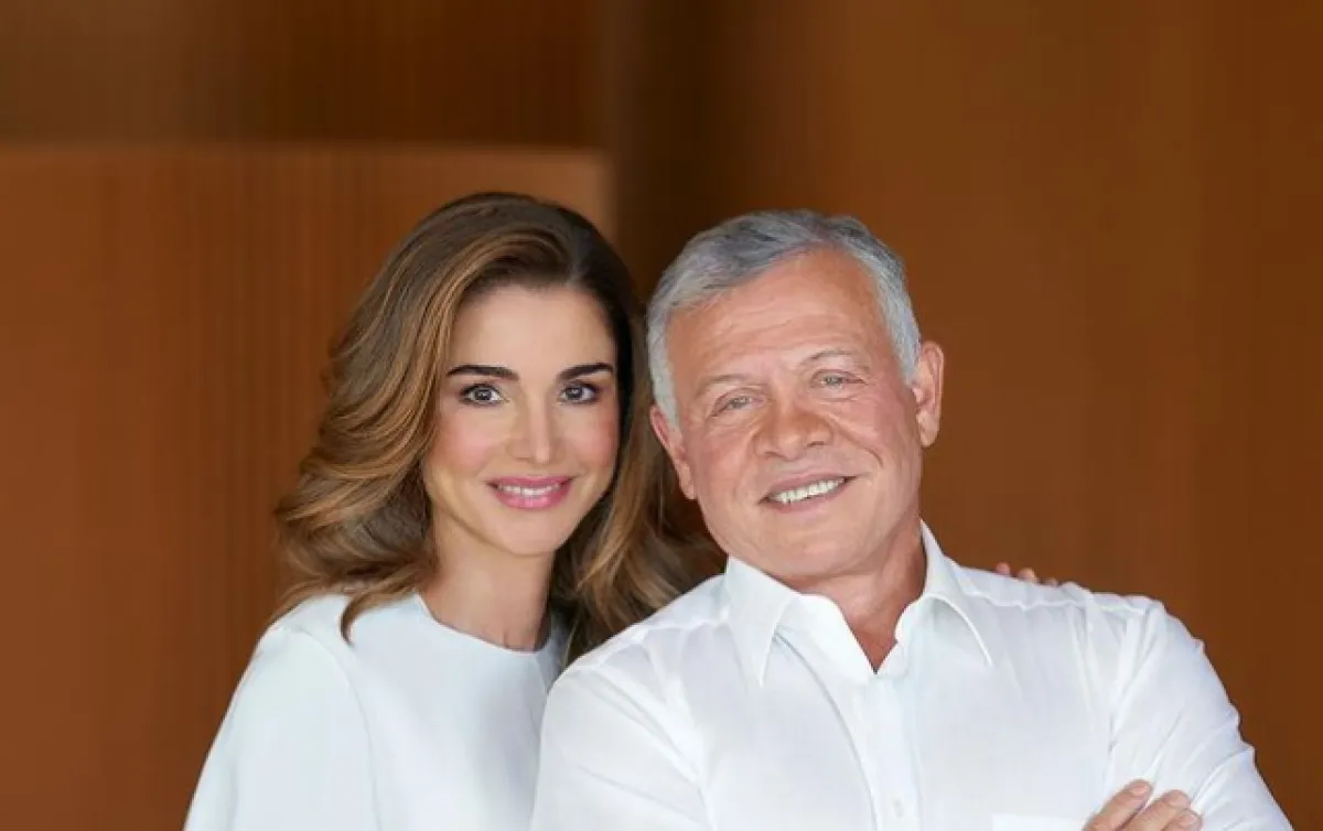 الملك عبدالله والملكة رانيا