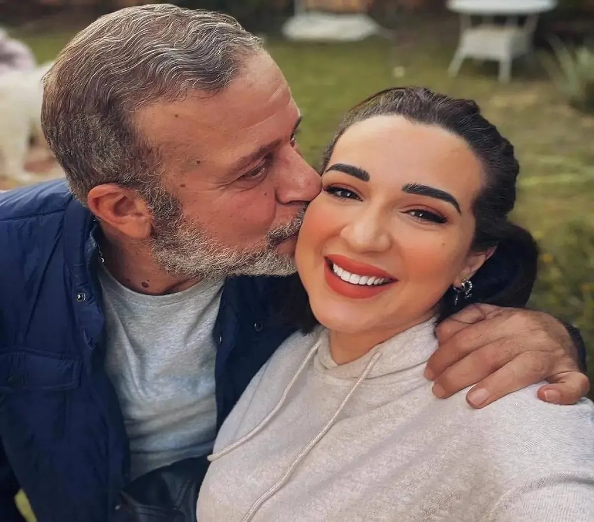 شريف منير وابنته أسما - صورة من حساب شريف على إنستجرام