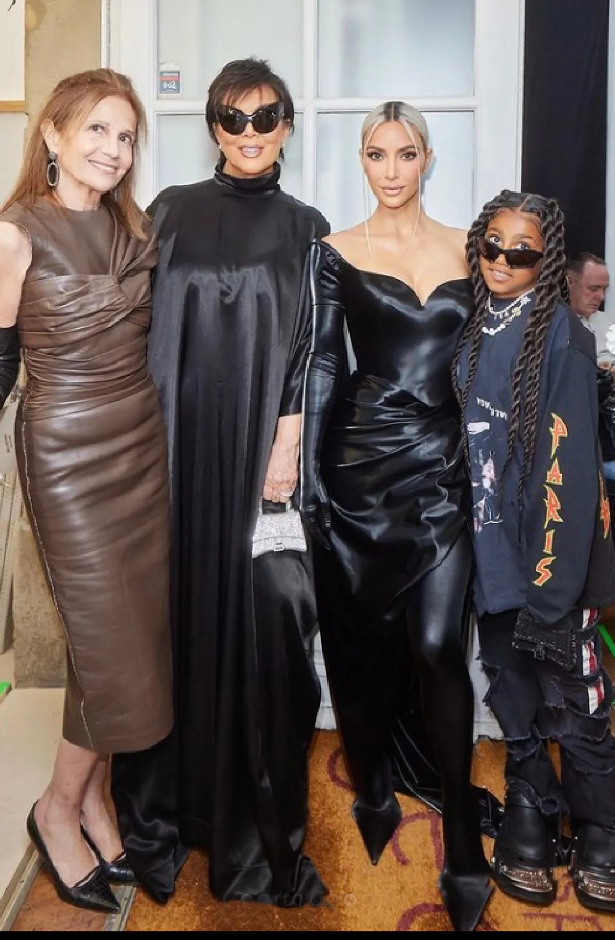 كيم كارداشيان مع ابنتها نورث وست