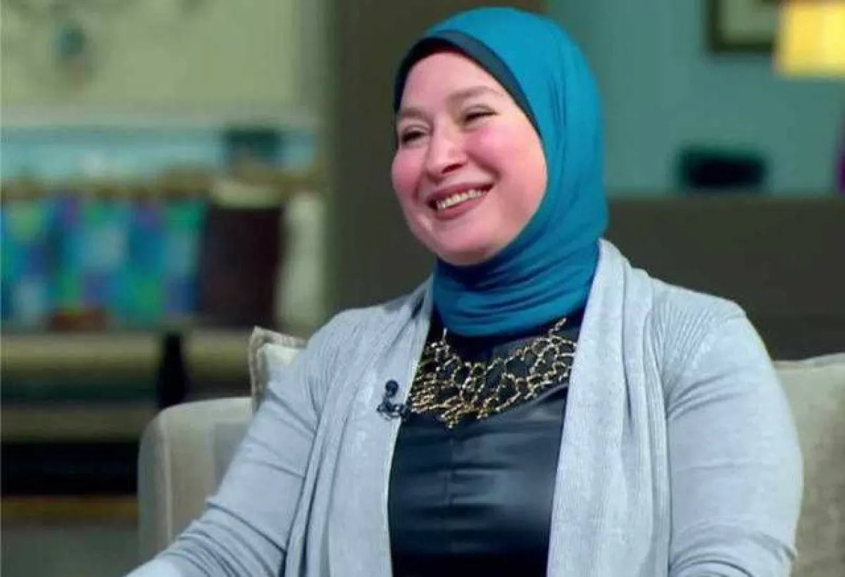 لمياء الجداوي - لقطة شاشة من لقائها في برنامج صاحبة السعادة مع إسعاد يونس