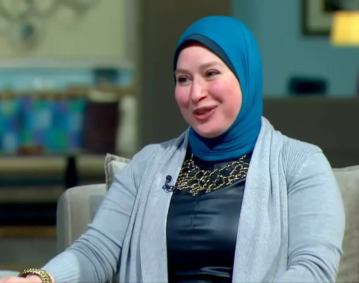 لمياء الجداوي - لقطة شاشة من لقائها ببرنامج صاحبة السعادة مع إسعاد يونس