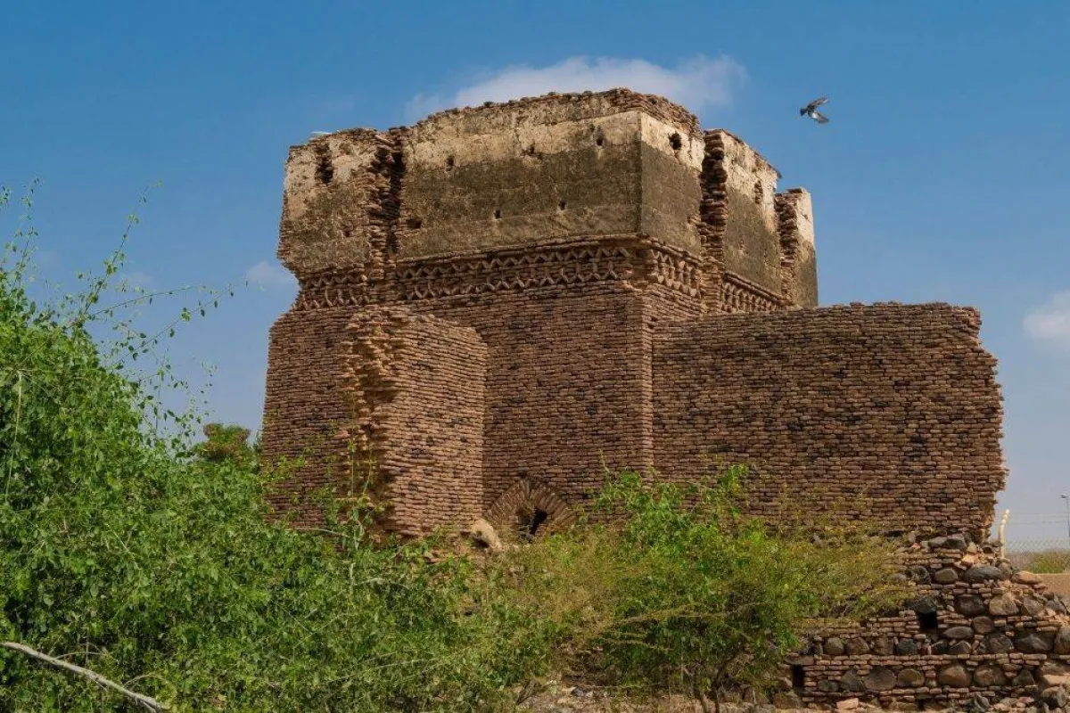 تظهر الصورة قلعة حمى مصدر الصورة وزارة الثقافة