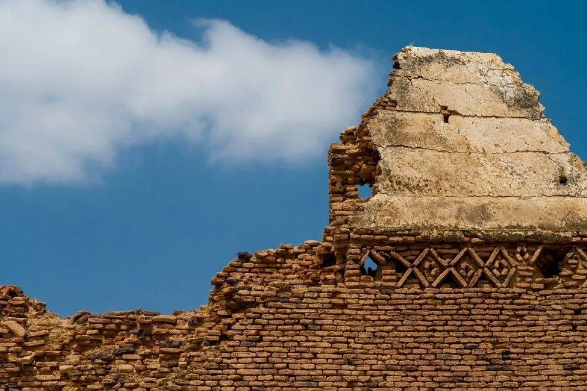 تظهر الصورة قلعة حمى مصدر الصورة وزارة الثقافة