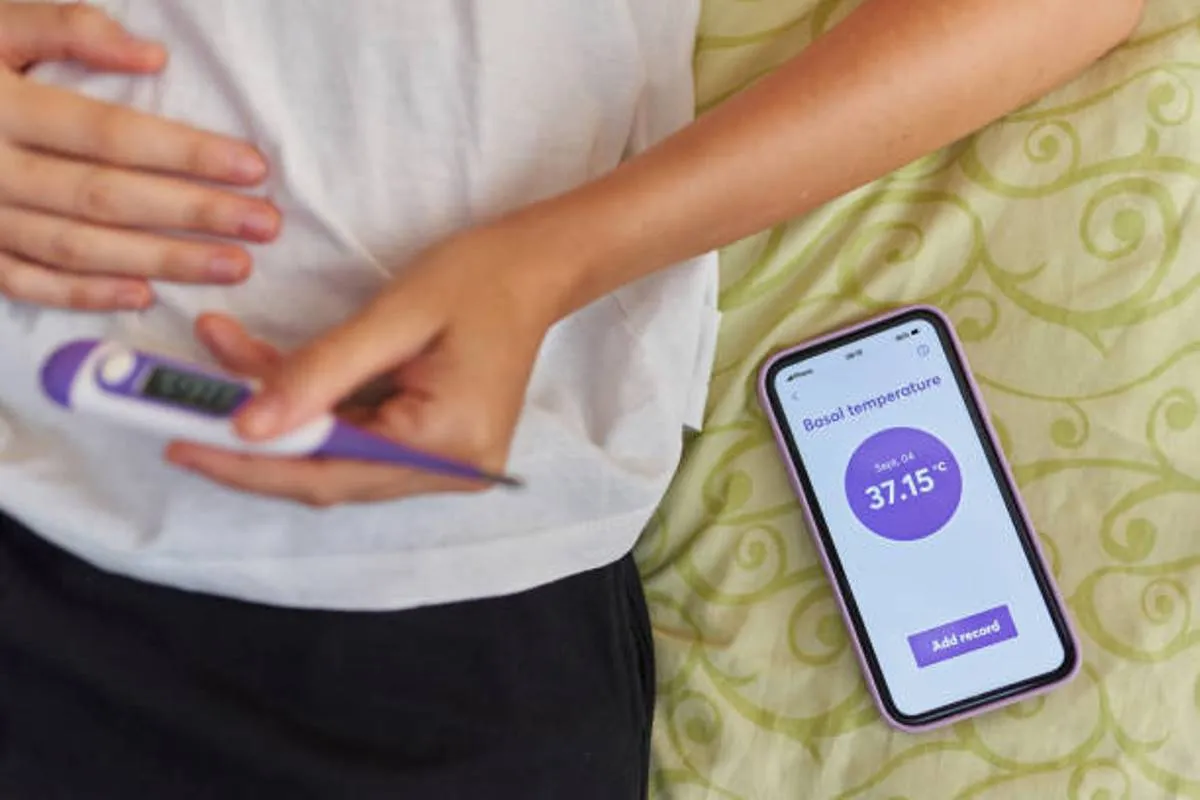 صورة تشير لارتفاع درجة الحرارة في موعد التبويض