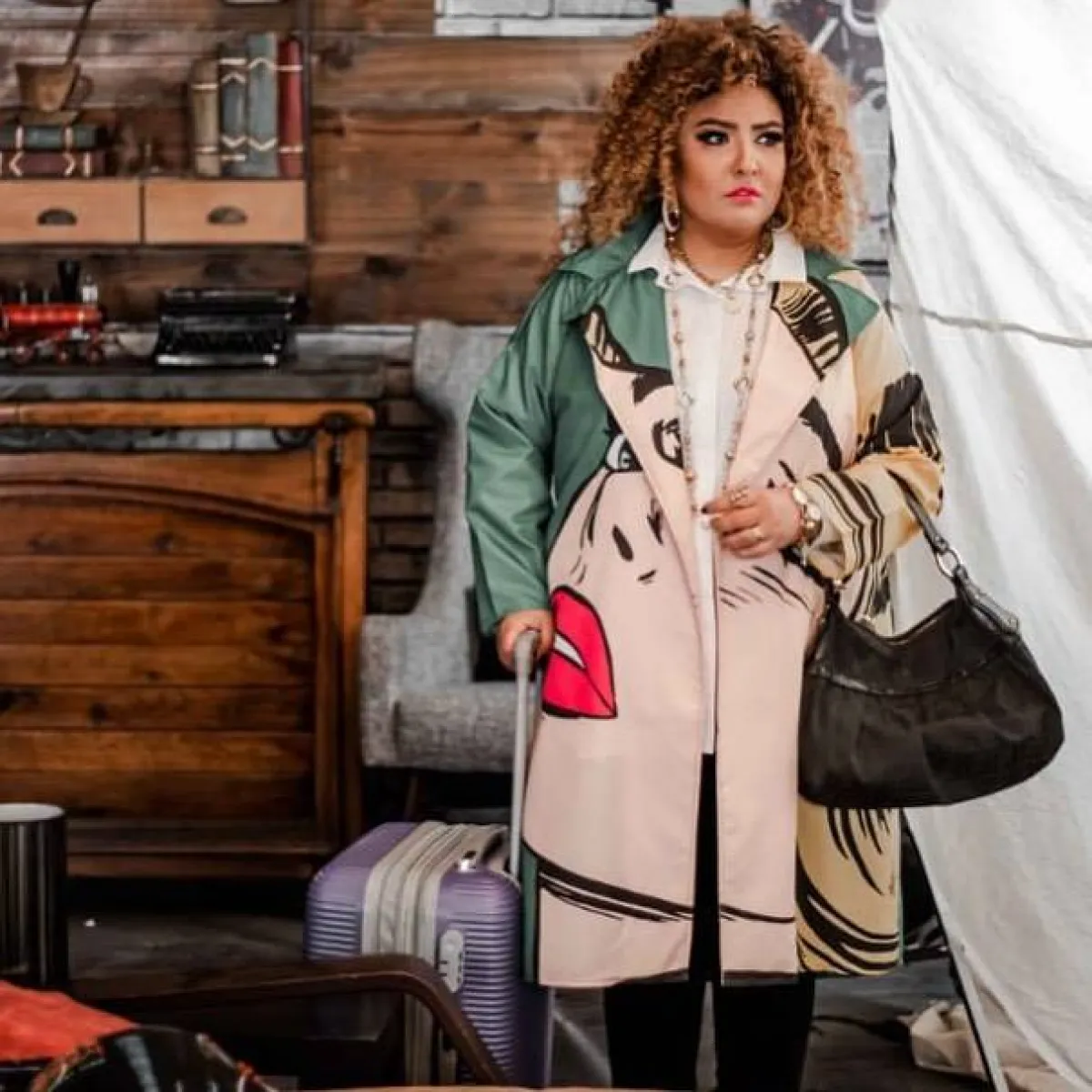 مي كساب - الصورة من حسابها على فيسبوك