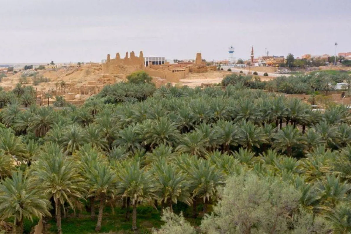 تظهر الصورة قلعة مارد مصدر الصورة وكالة الأنباء السعودية واس