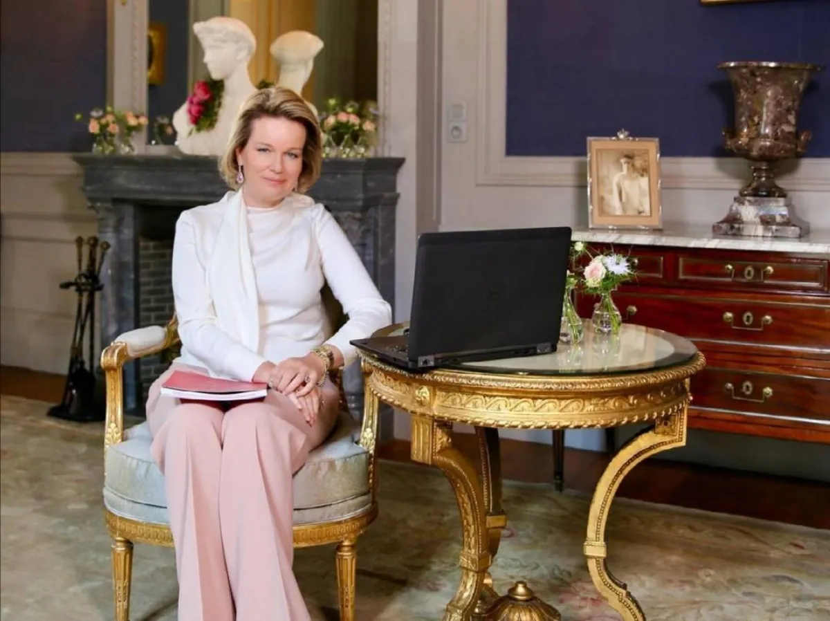 الملكة ماتيلد- الصورة من حساب البيت الملكي البلجيكي على إنستغرام