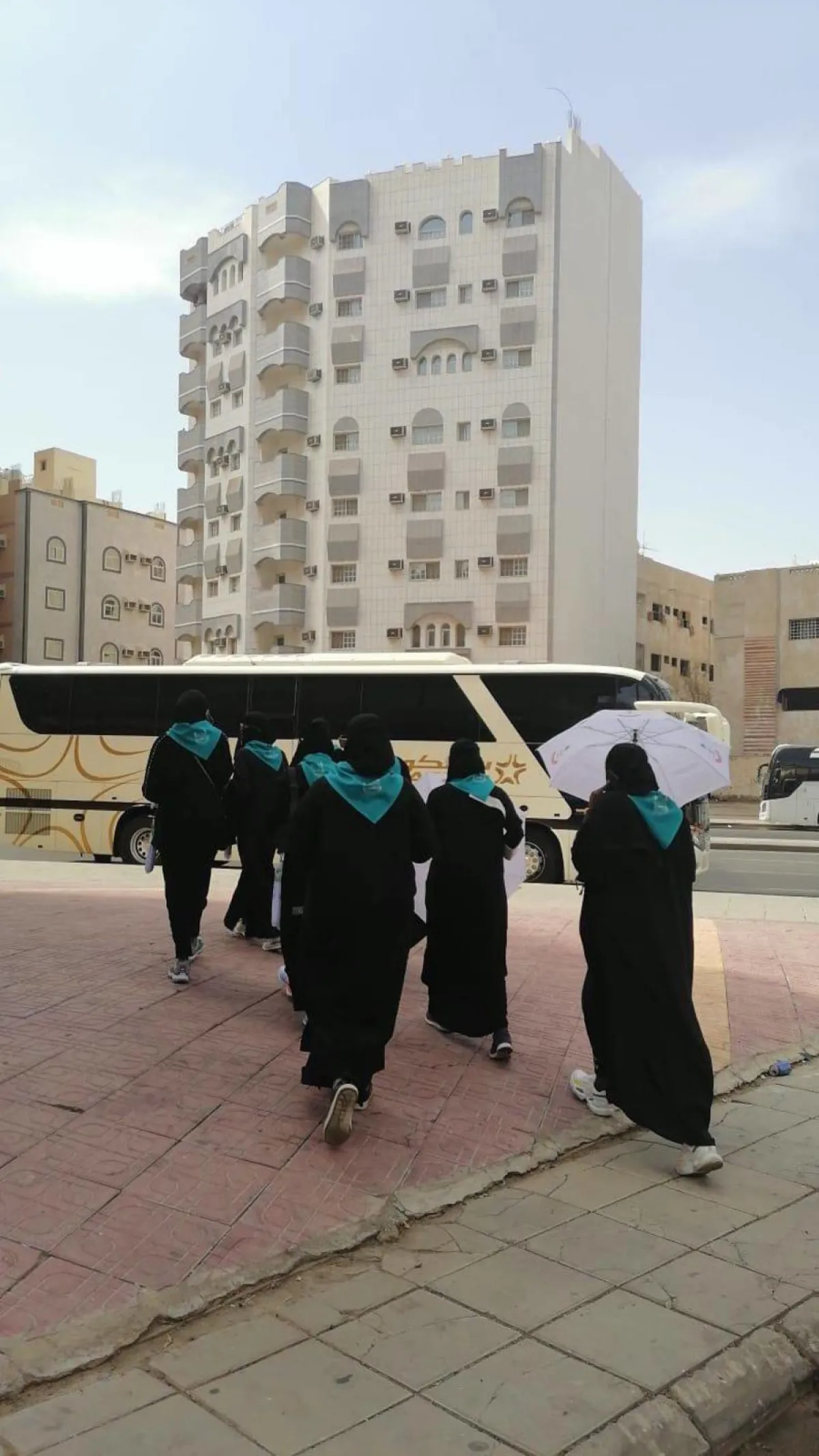 تعرفوا على دور فتيات كشافة "التدريب التقني" في خدمة ضيوف الرحمن