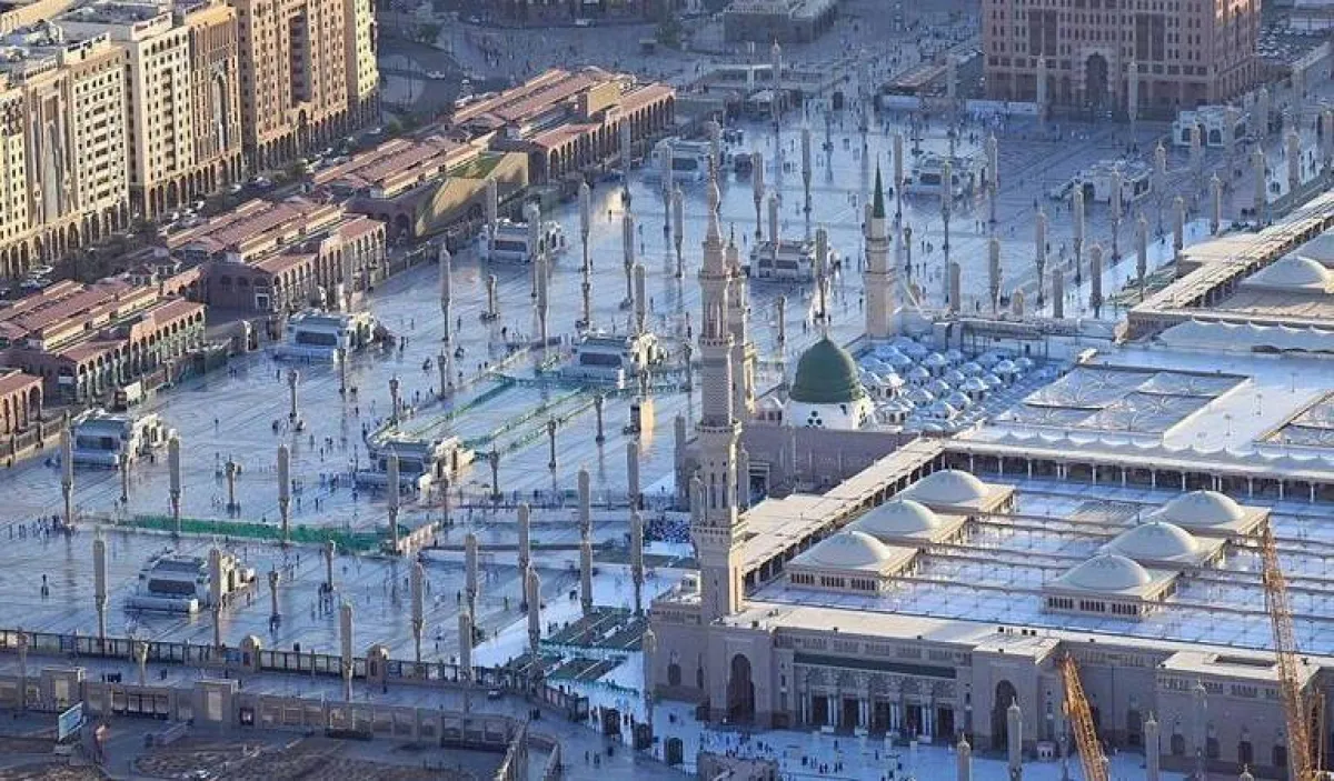 المدينة المنورة تستعد لاستقبال المتعجلين من الحجاج بالمسجد النبوي 