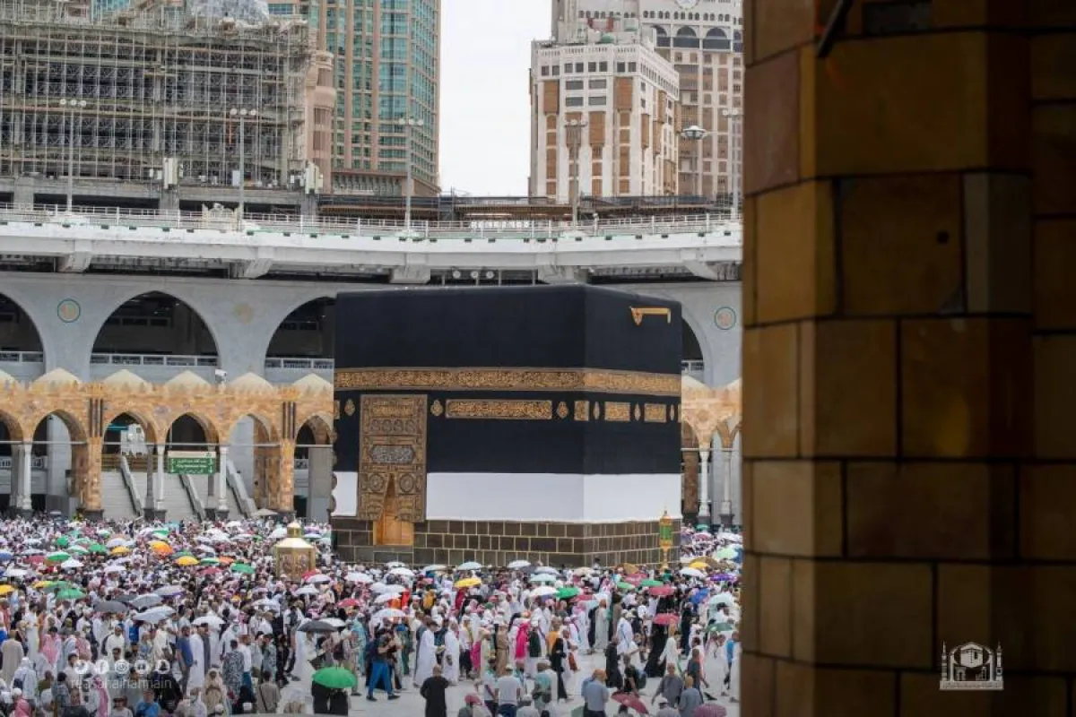 الحجاج يؤدون طواف الوداع وسط منظومة خدمية متكاملة - الصورة من موقع شؤون الحرمين