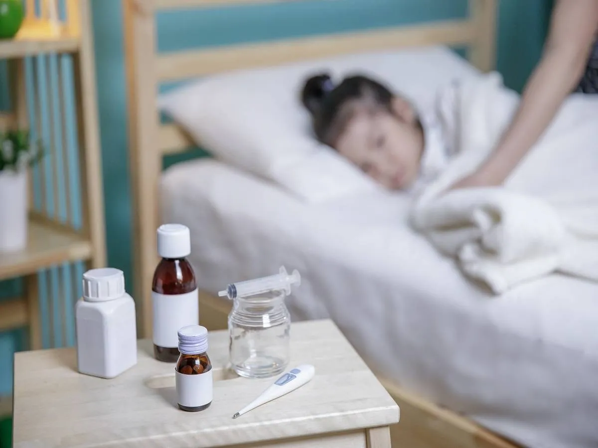 صورة لطفلة نائمة