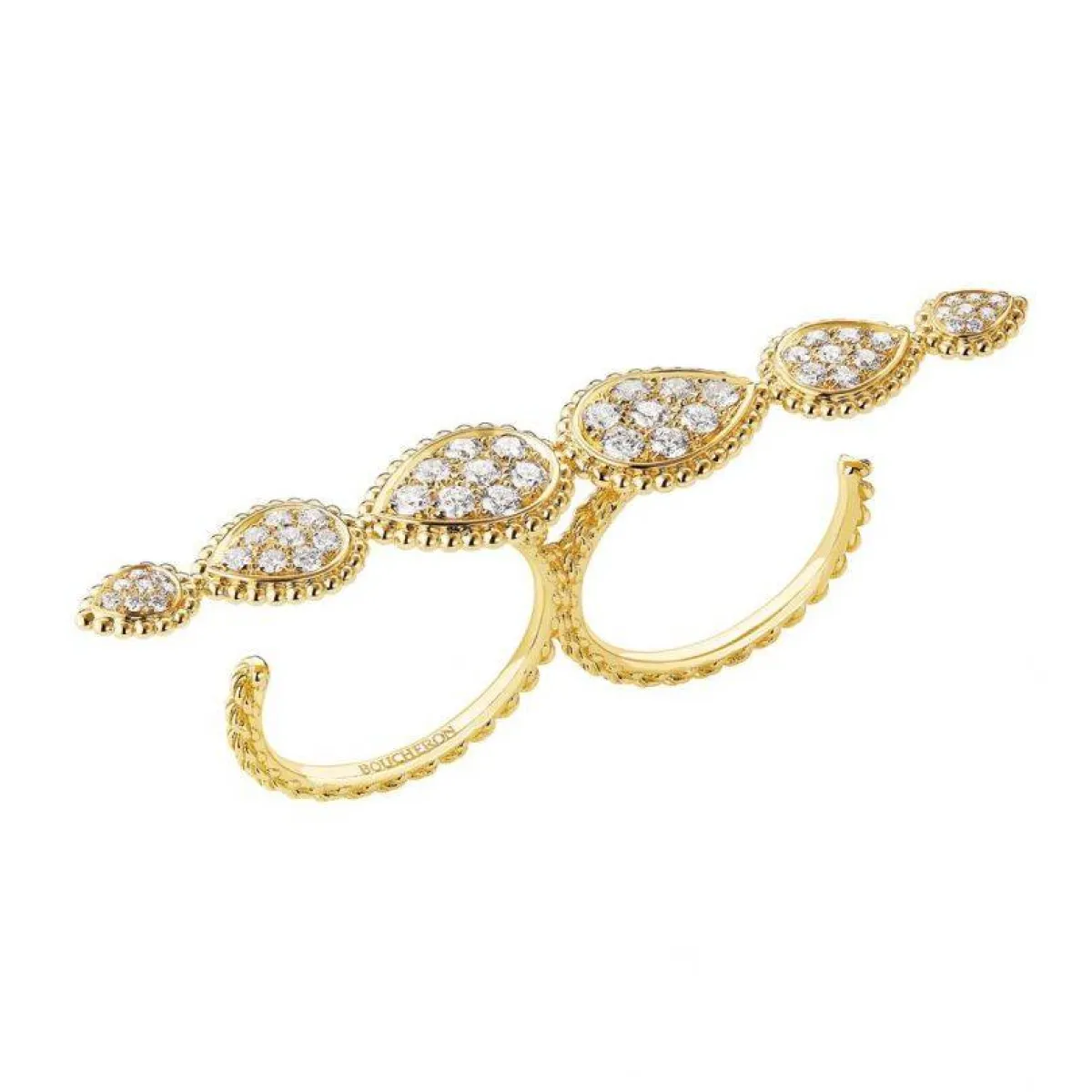 خاتم Two-finger Serpent Bohème من بوشرون Boucheron