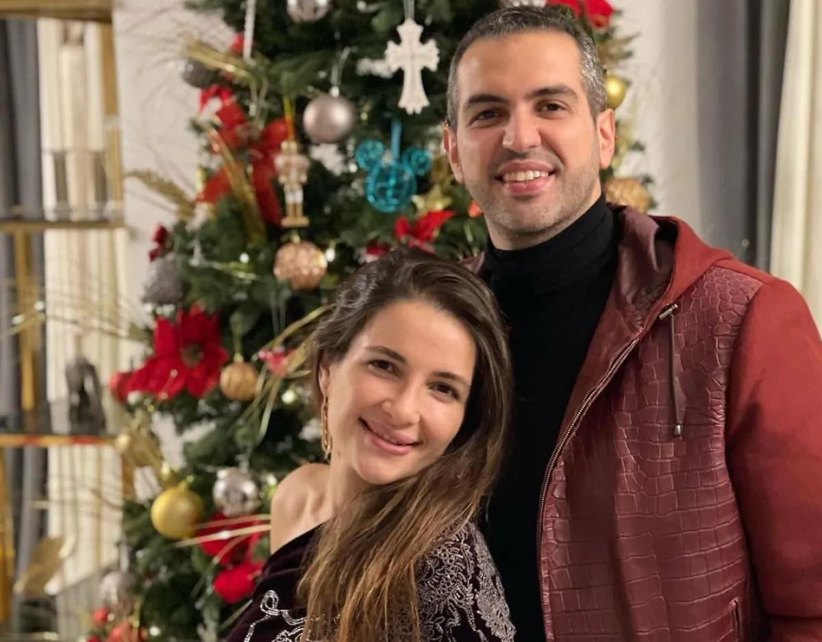 شام الذهبي وزوجها - صورة من حسابها على إنستجرام