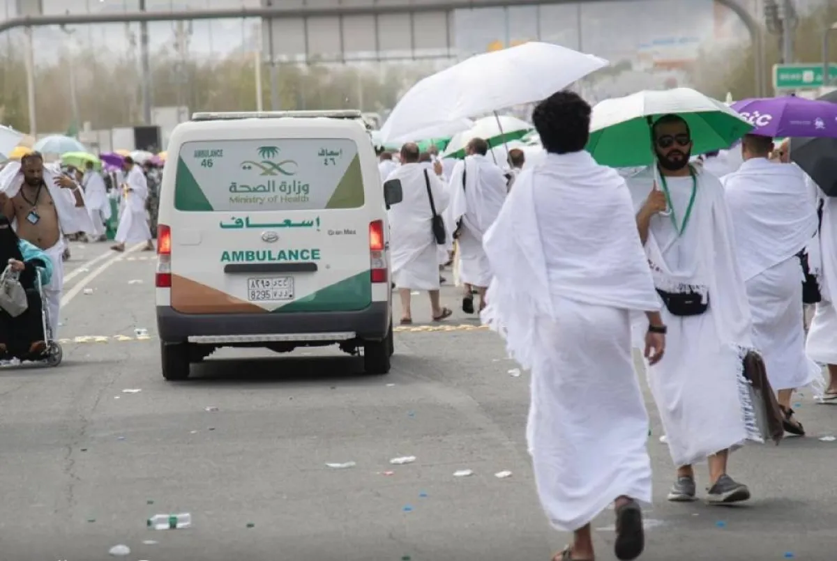 أبطال الصحة في خدمة ضيوف الرحمن 