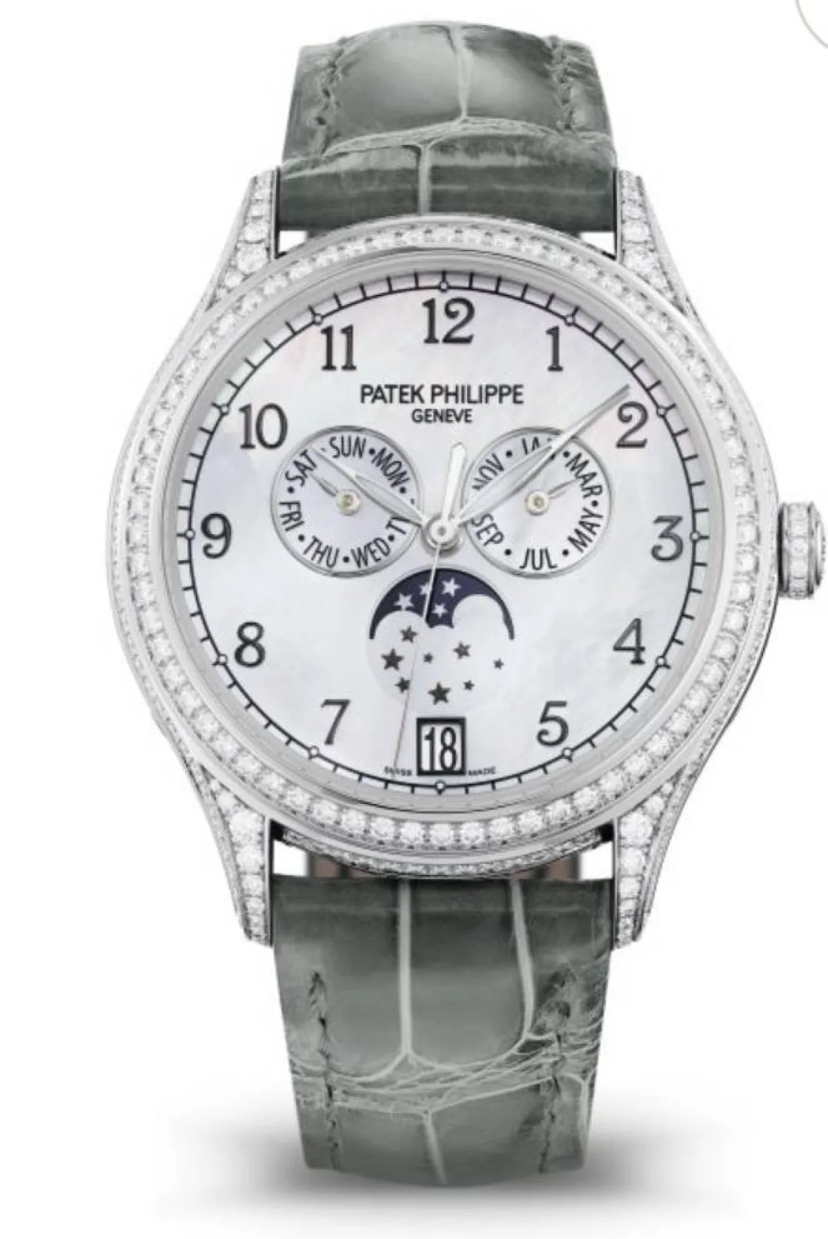 ساعة رمادية من Patek philppe