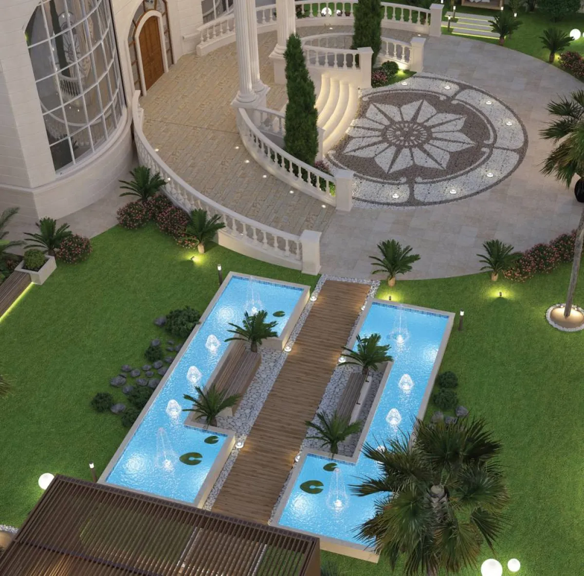 حوض السباحة يحقّق جوّاً يشي بالاستجمام