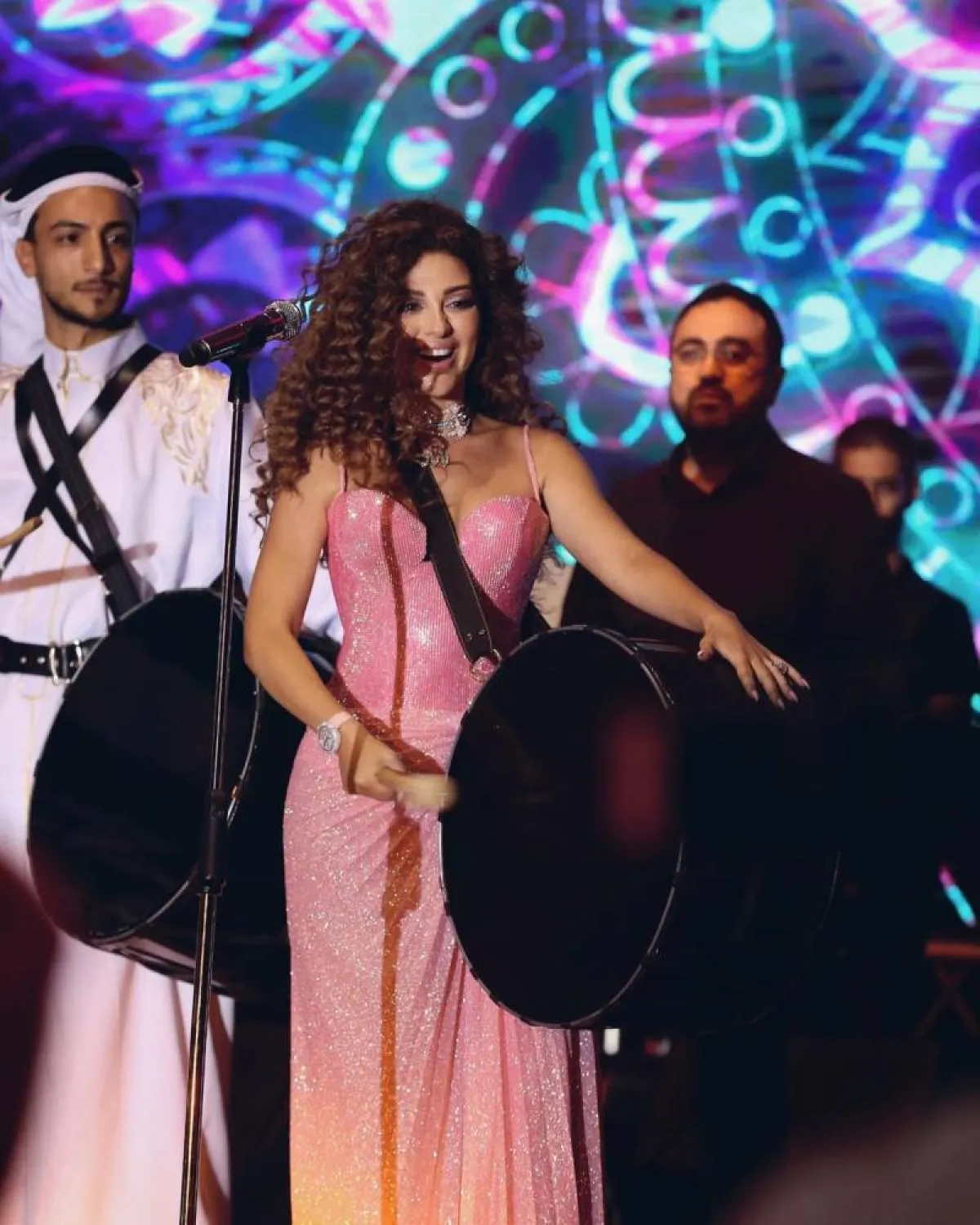 ميريام فارس - صورة بحفل لبنان على حسابها في إنستجرام