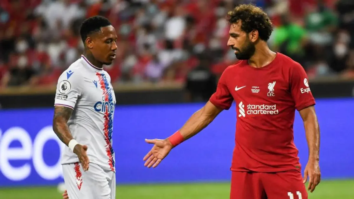 صورة محمد صلاح بعد انتهاء المباراة