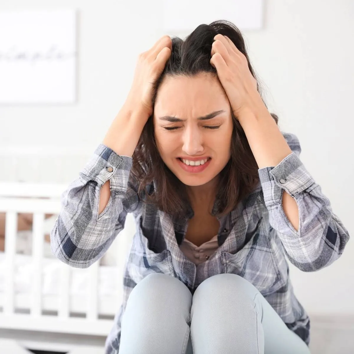 صورة لحامل تتوجع