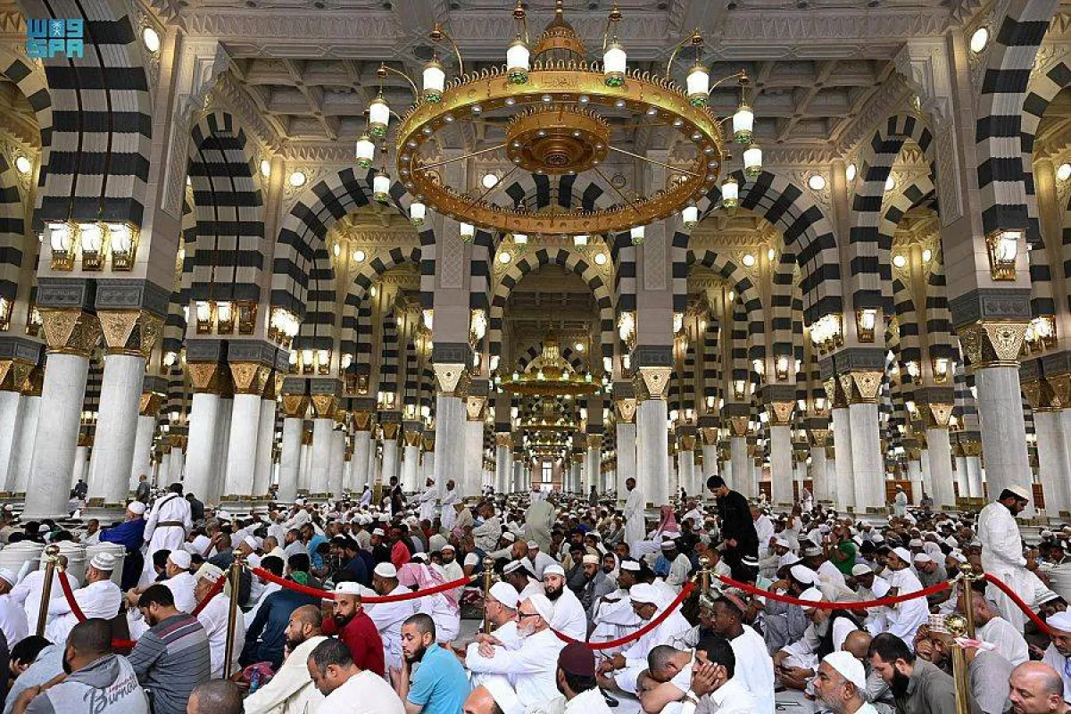 استقبال 57 ألف حاج في المدينة المنورة - الصورة من واس