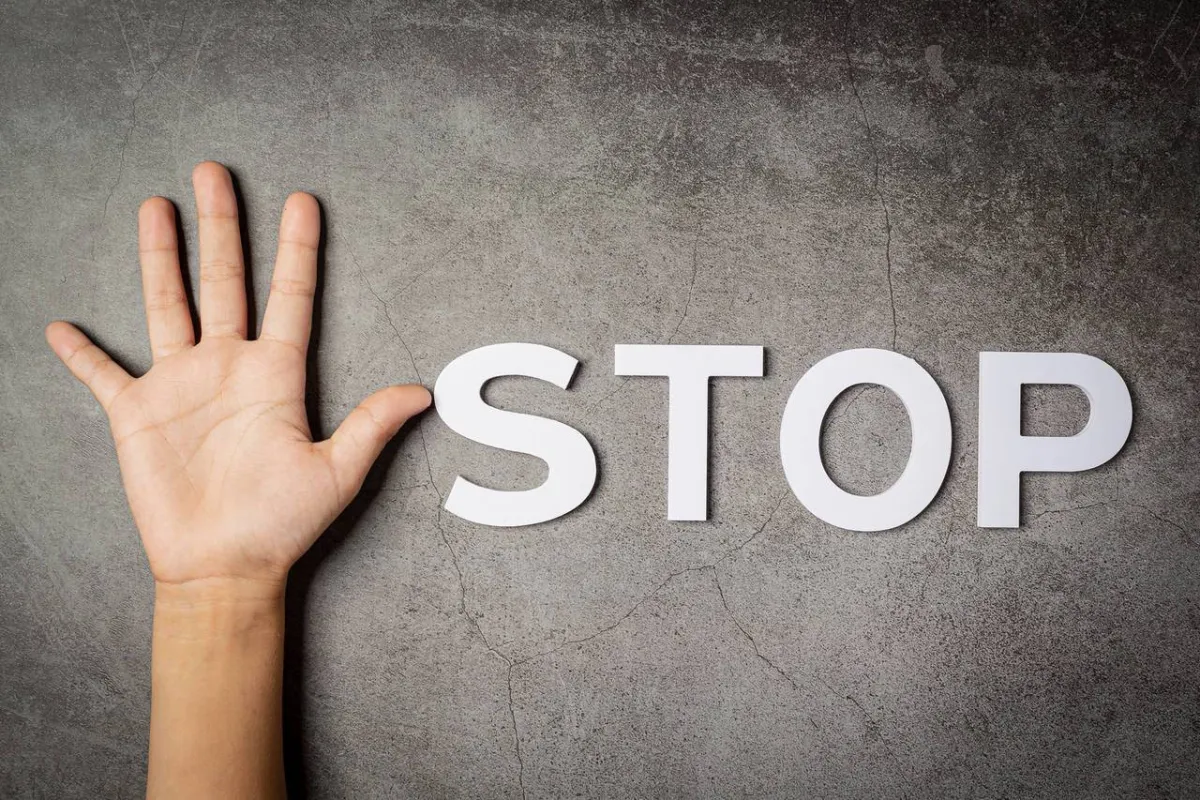 صورة لإيقاف الحرش