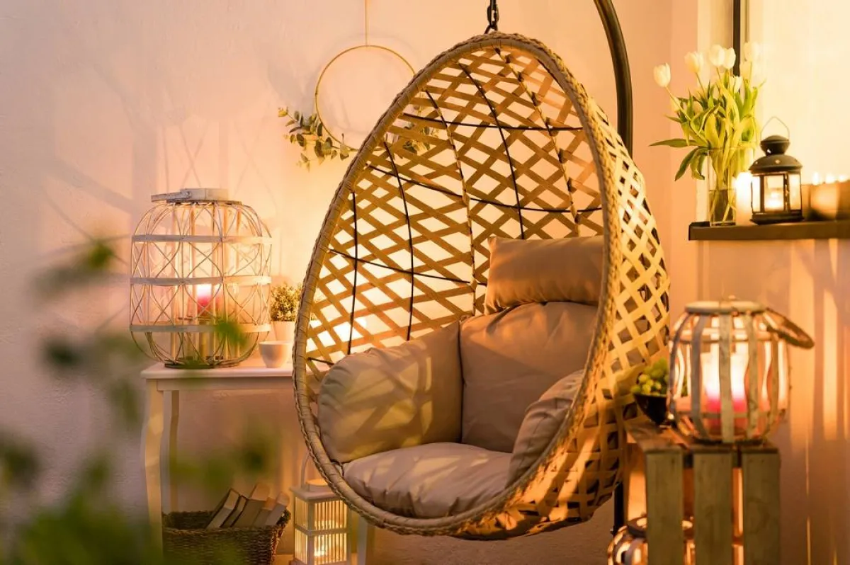 أرجوحة مصمّمة من خامة البامبو