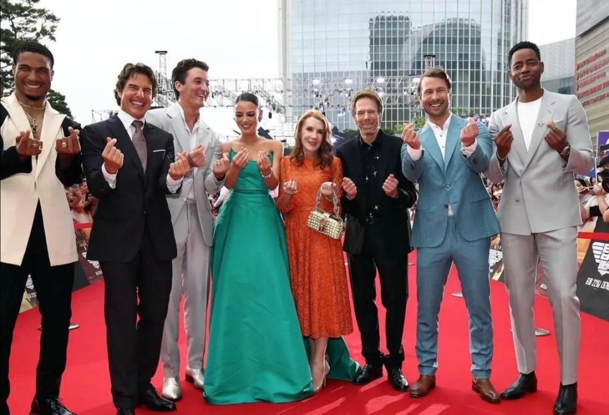 أبطال فيلم Top Gun- الصورة من حساب الفيلم على إنستغرام