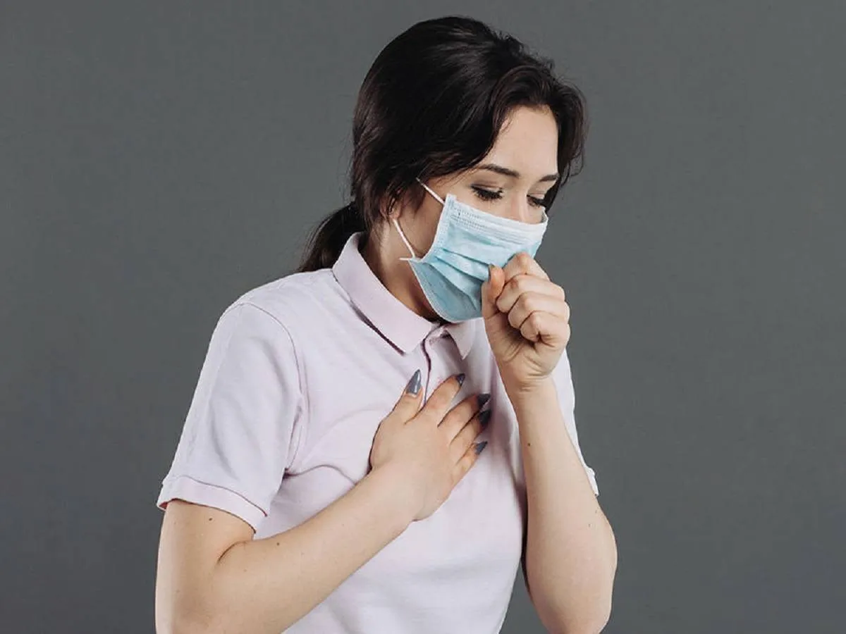 صورة لحامل تعاني من السعال