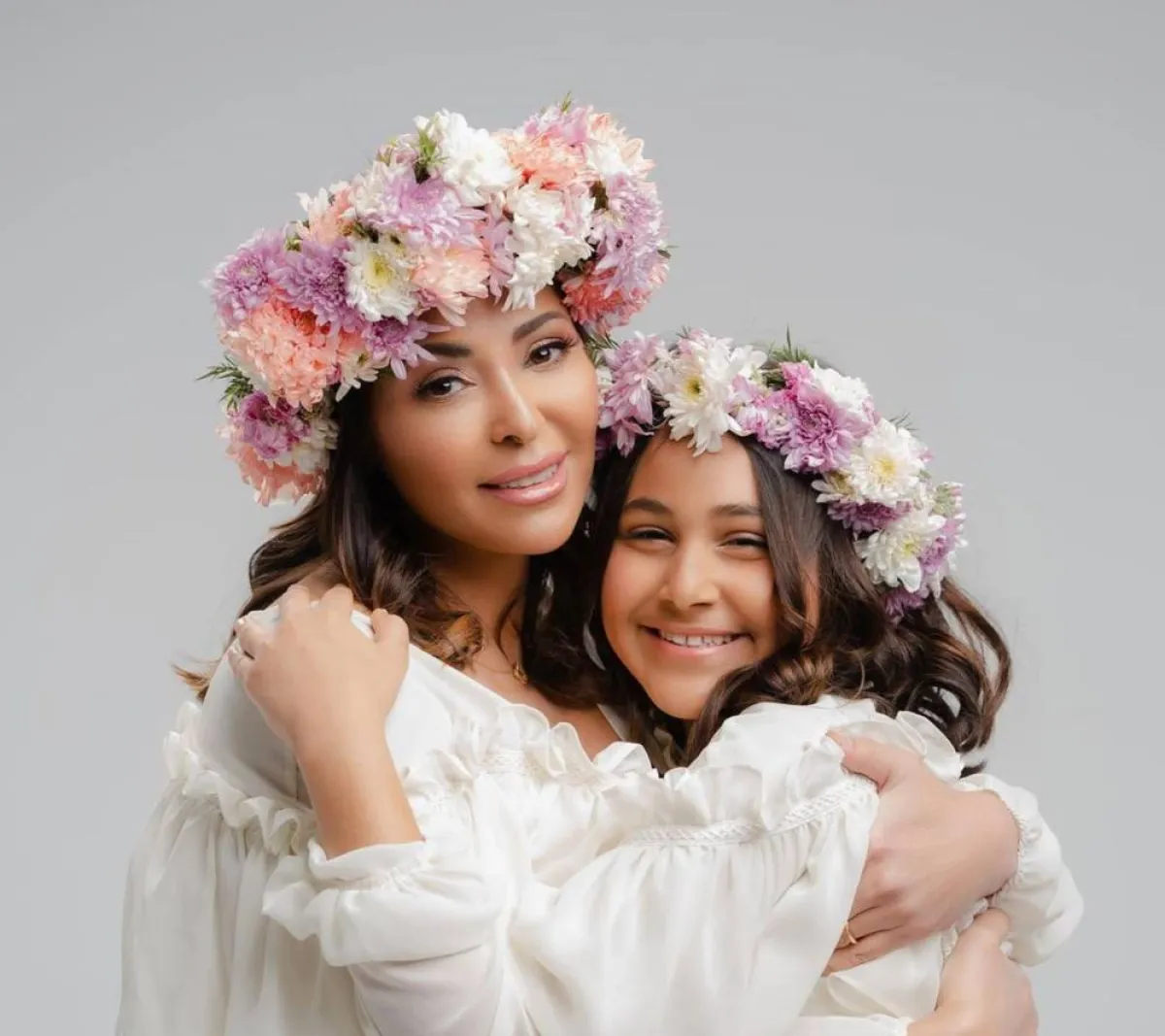 داليا البحيري وابنتها قسمت - الصورة من حسابها على انستغرام