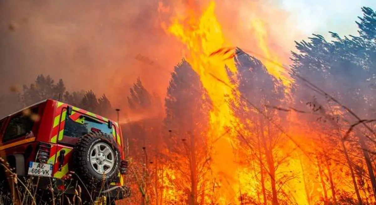 ارتفاع درجات الحرارة في أوروبا. الصورة من وكالة الأنباء الألمانية