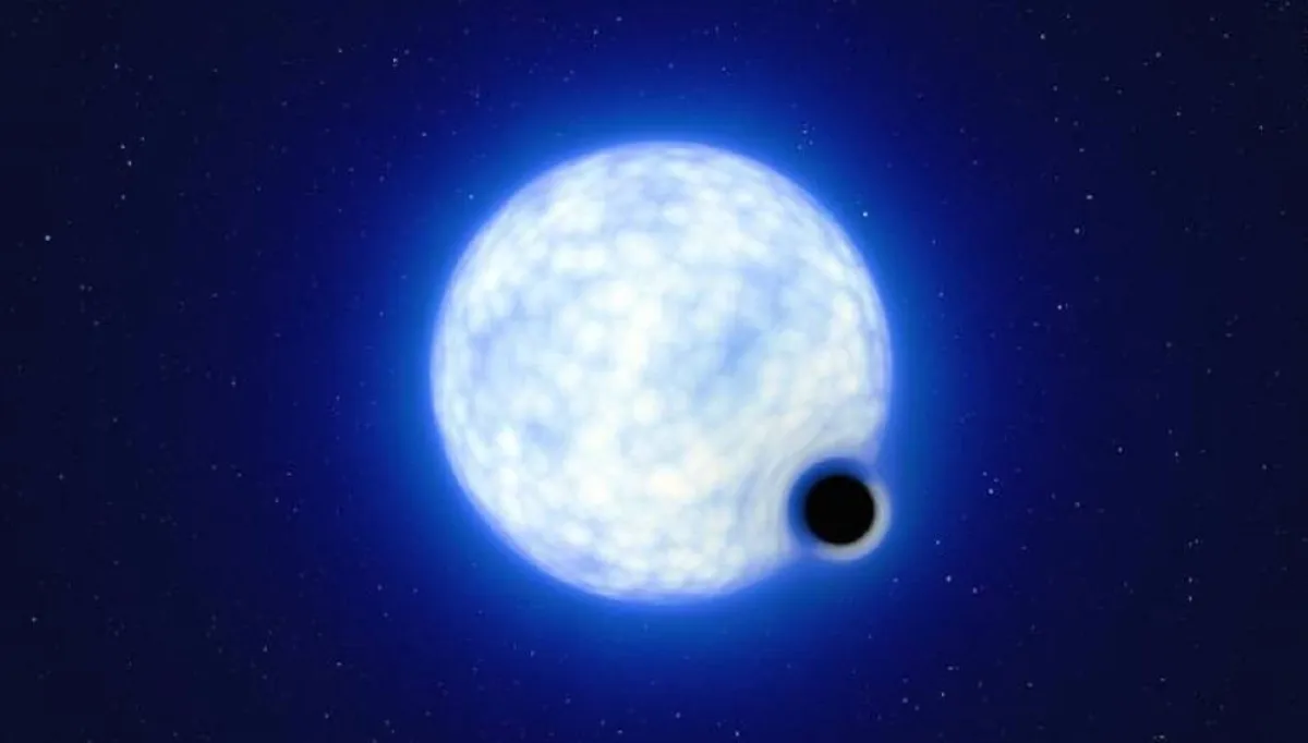 صورة ثقب أسود خارج مجرة درب التبانة