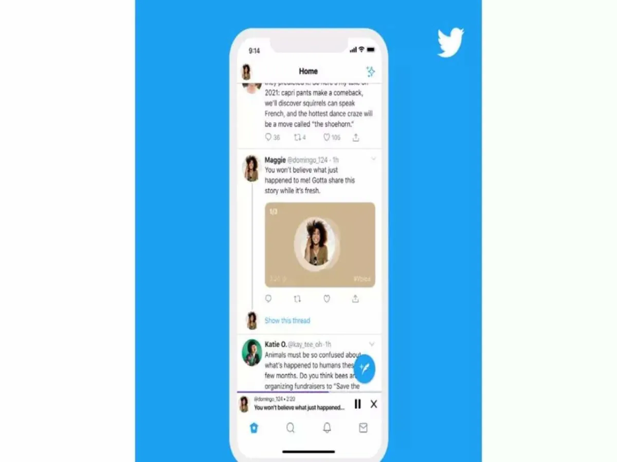 خطوات استخدام التسميات التوضيحية التلقائية للتغريدات الصوتية على Twitter