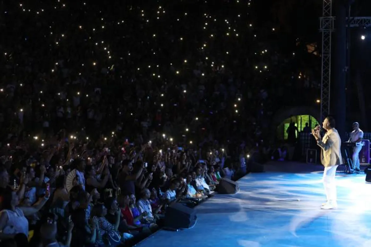 من حفلة لراغب علامة في قرطاج 2019 -الصورة من موقع ليدرز